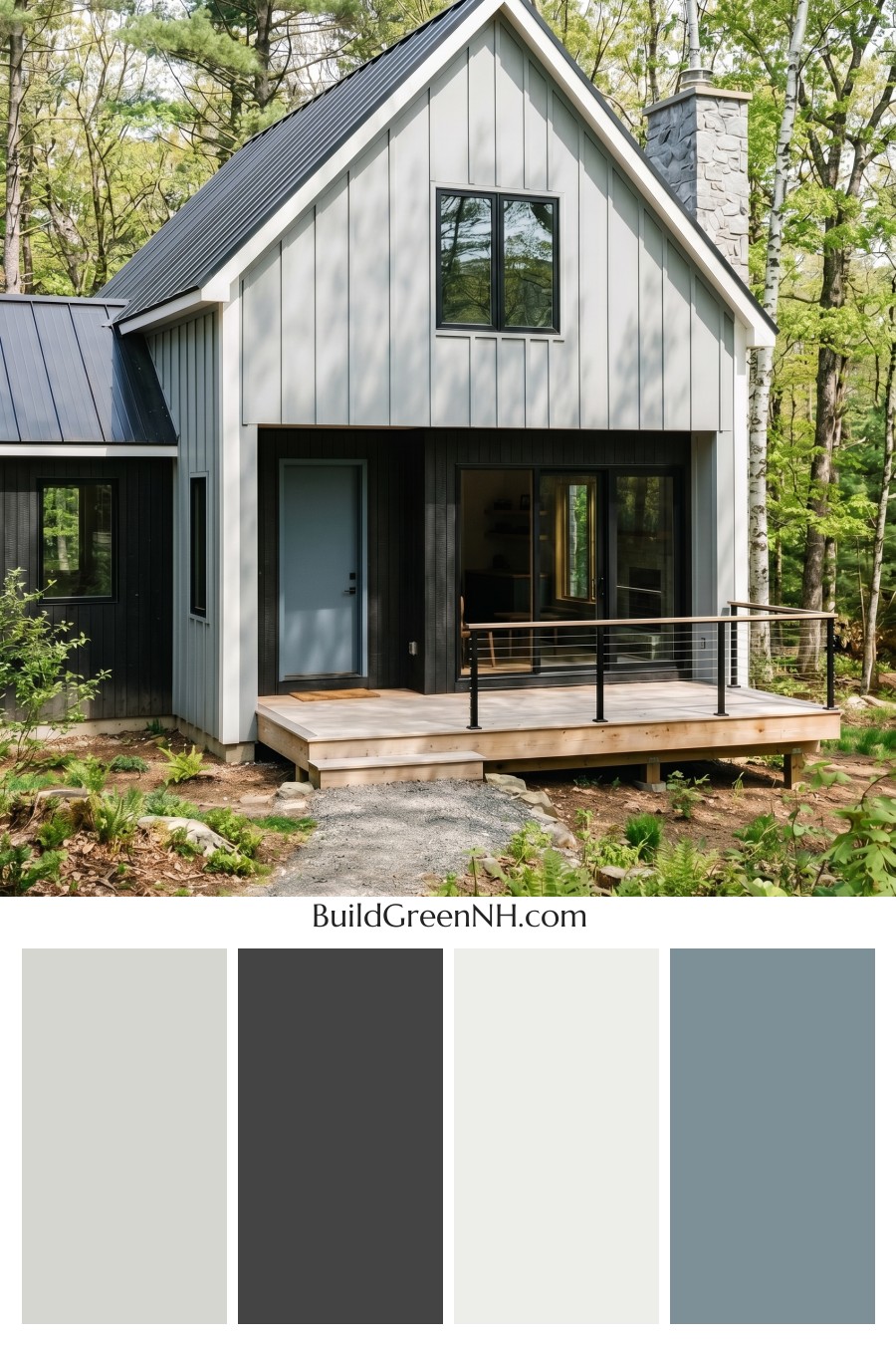 Neutral Small House Color Scheme: Cool Quiet Edge