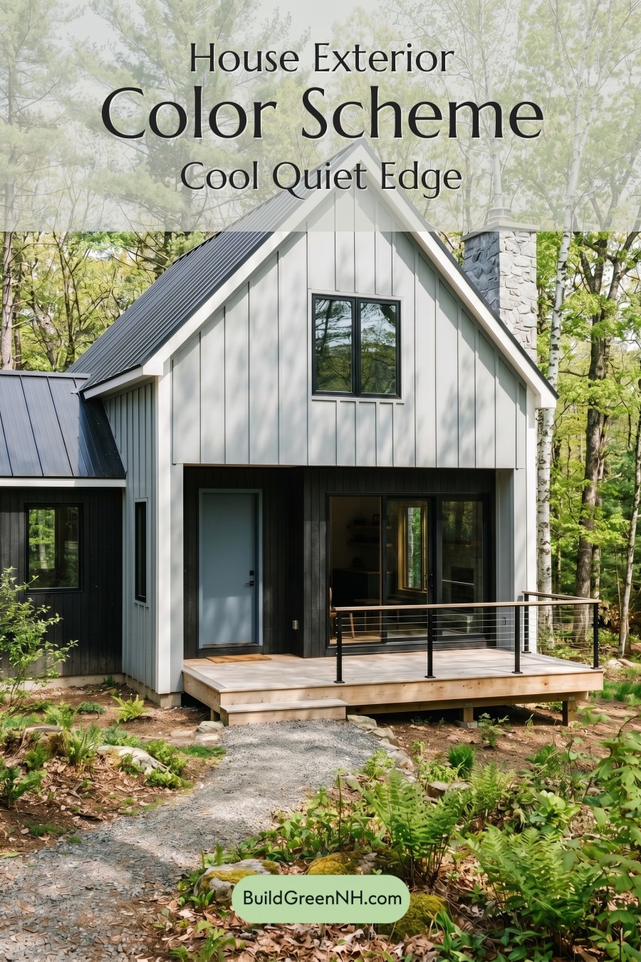 Neutral Small House Color Scheme: Cool Quiet Edge