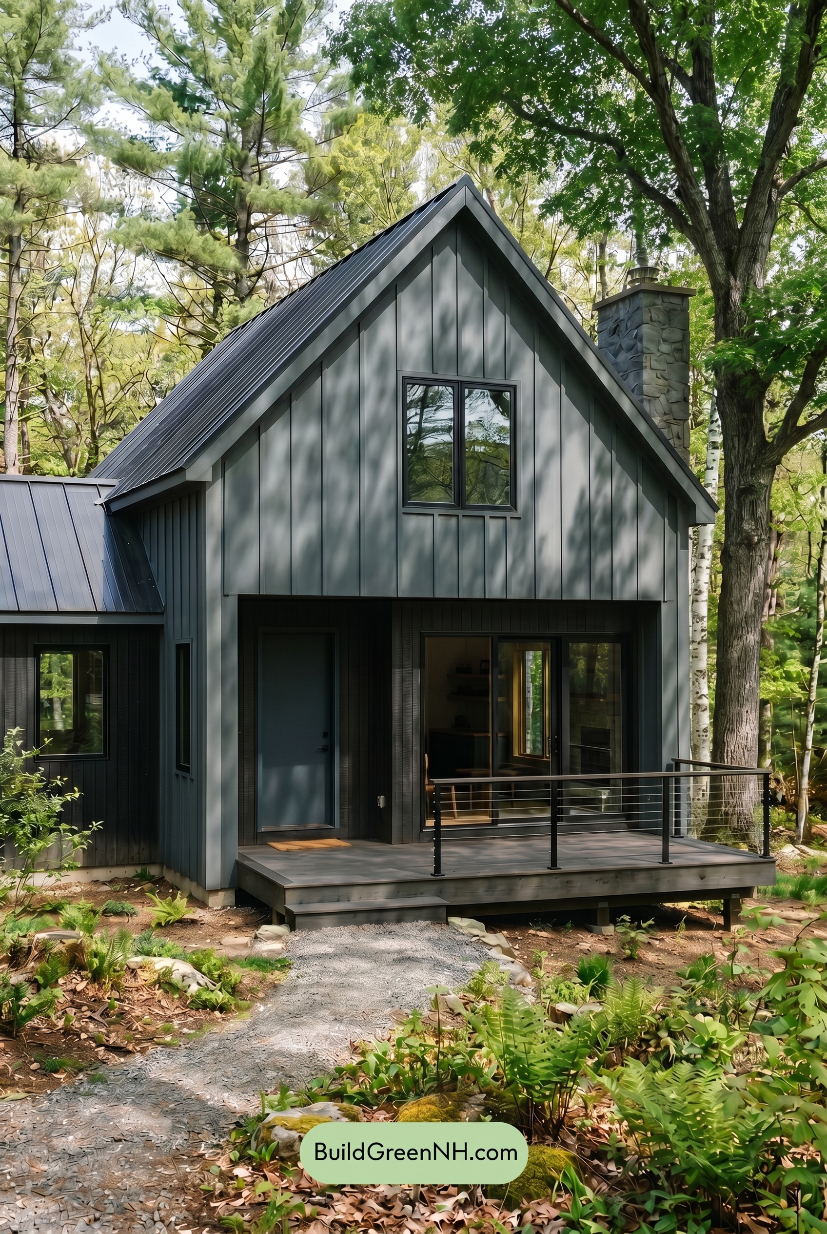 Neutral Small House Color Scheme: Cool Quiet Edge - Shade
