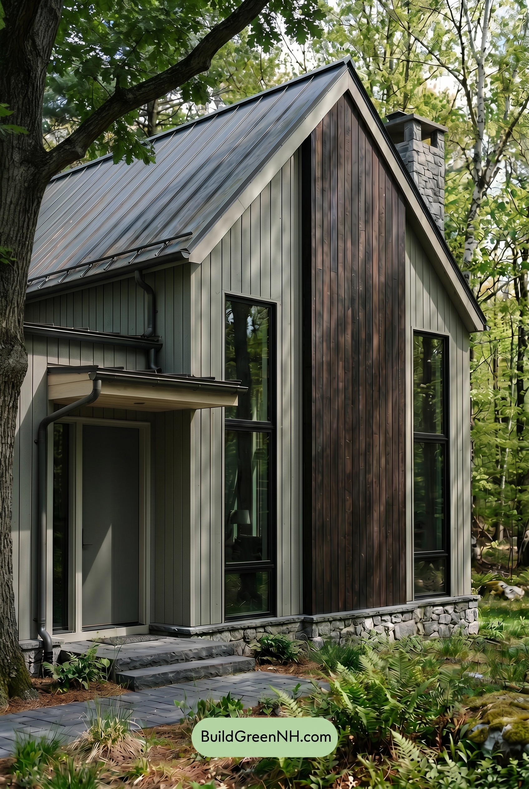 Neutral Small House Color Scheme: Greige Umber Quiet - Shade