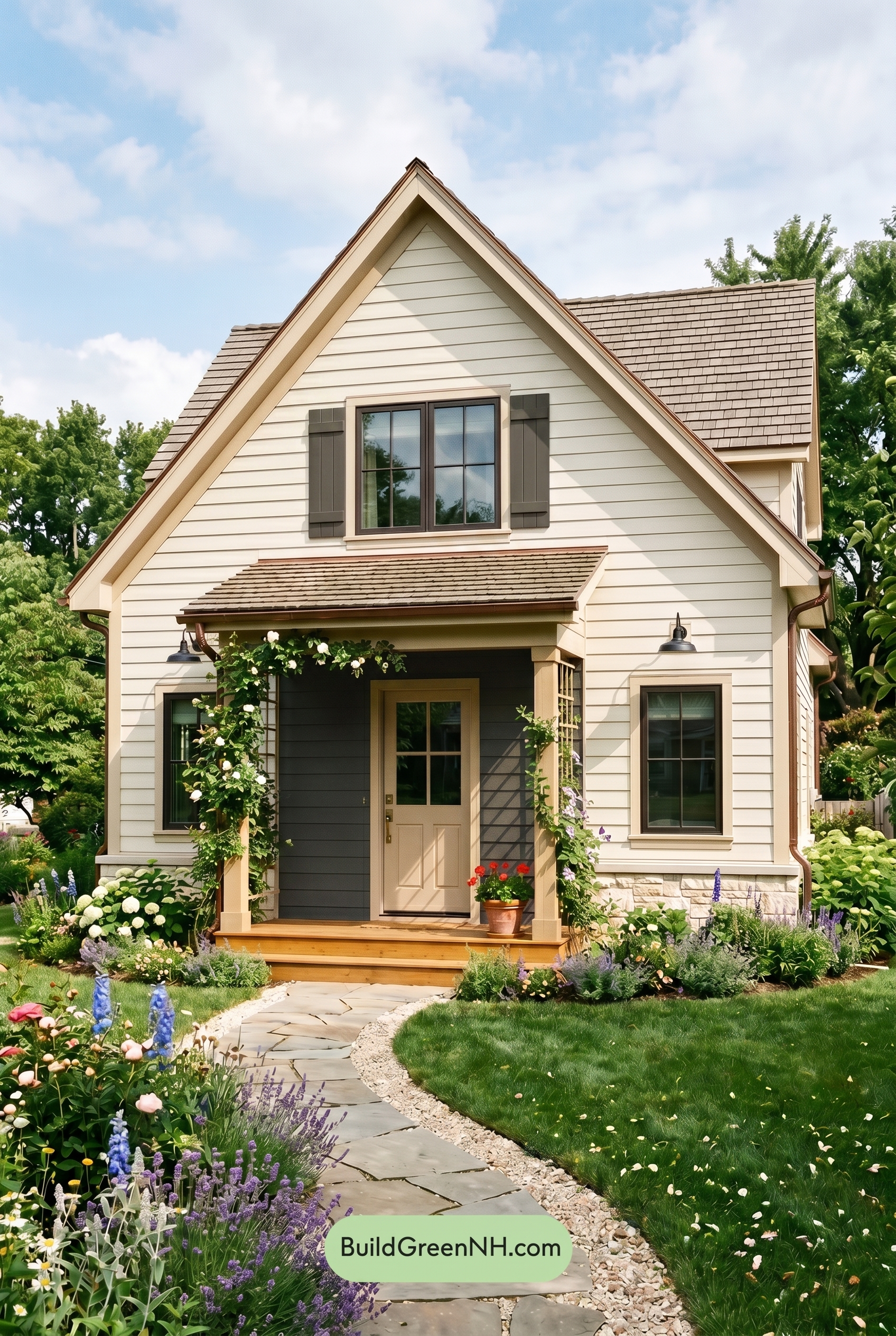 Neutral Small House Color Scheme: Linen Graphite Glow
