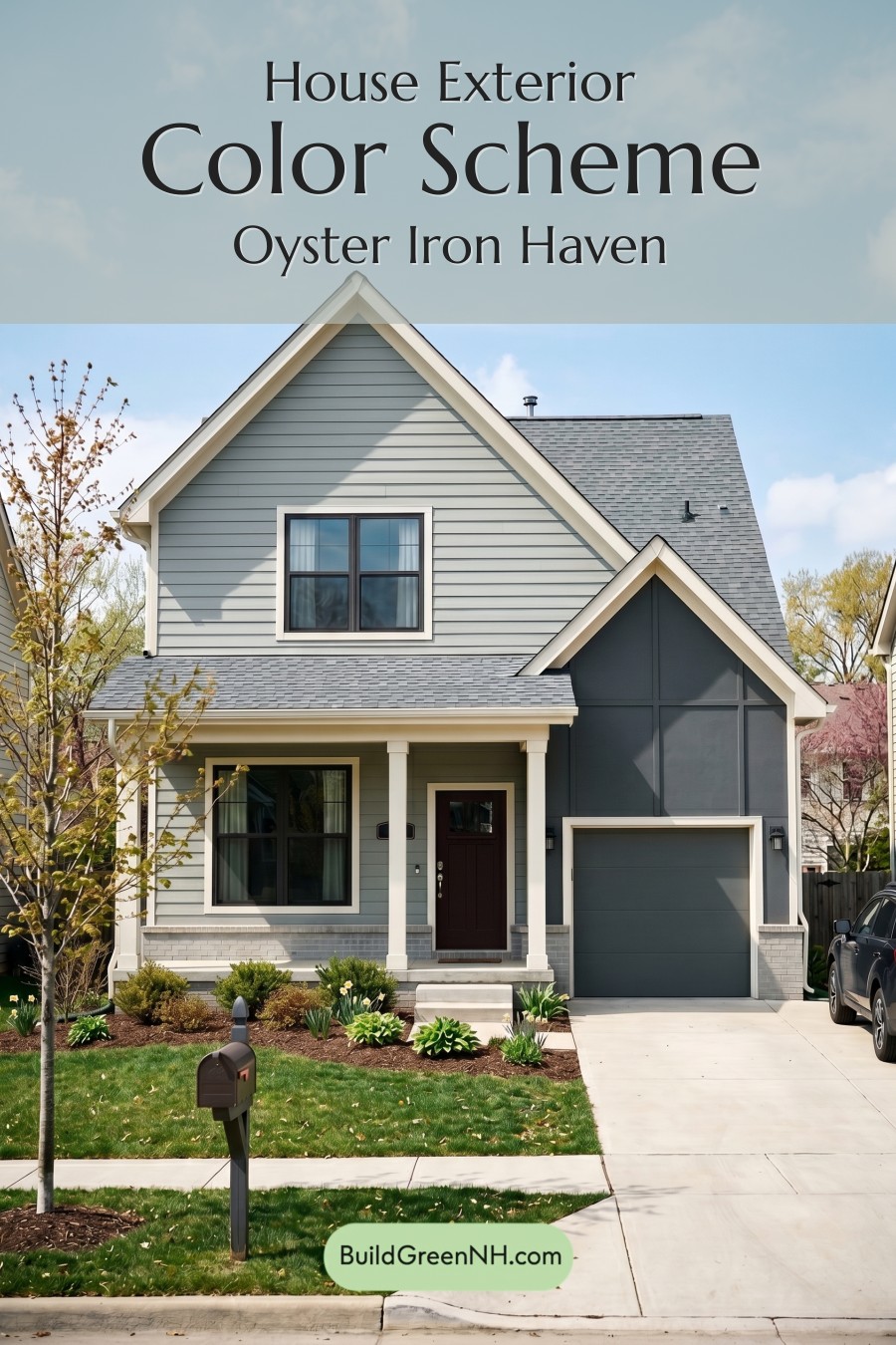 Neutral Small House Color Scheme: Oyster Iron Haven