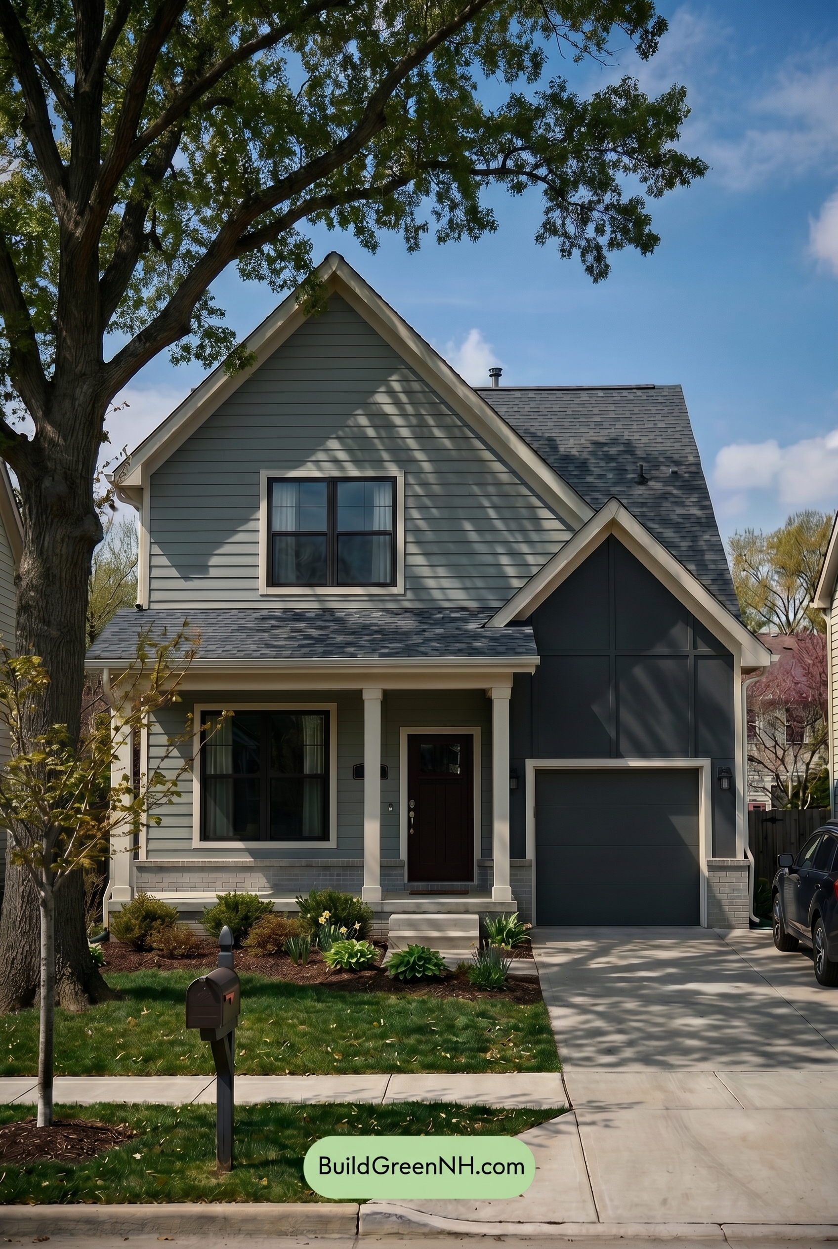 Neutral Small House Color Scheme: Oyster Iron Haven - Shade