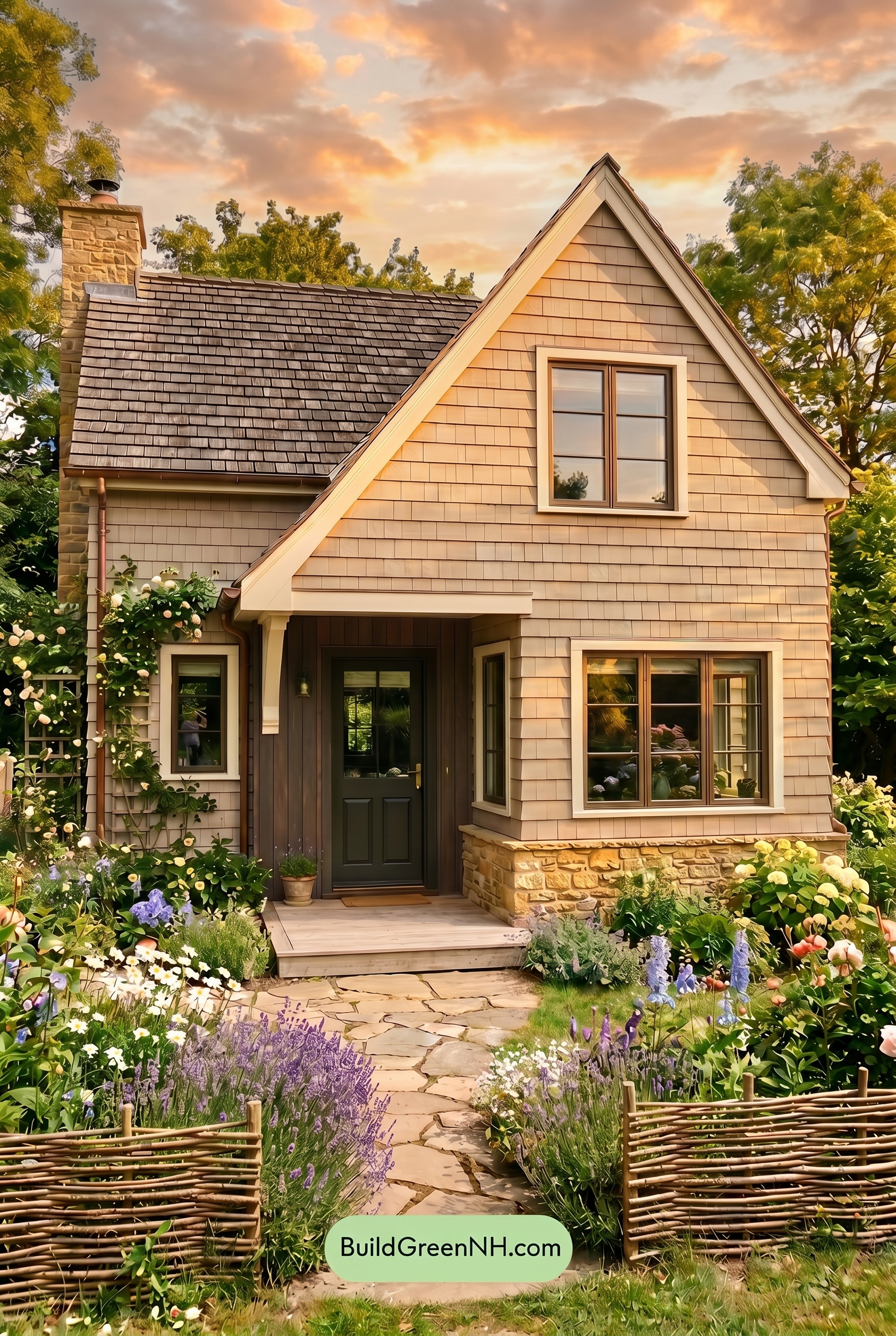 Neutral Small House Color Scheme: Pale Warm Retreat - Golden Hour