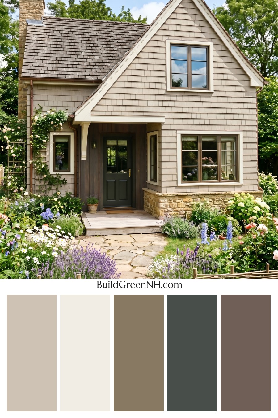 Neutral Small House Color Scheme: Pale Warm Retreat