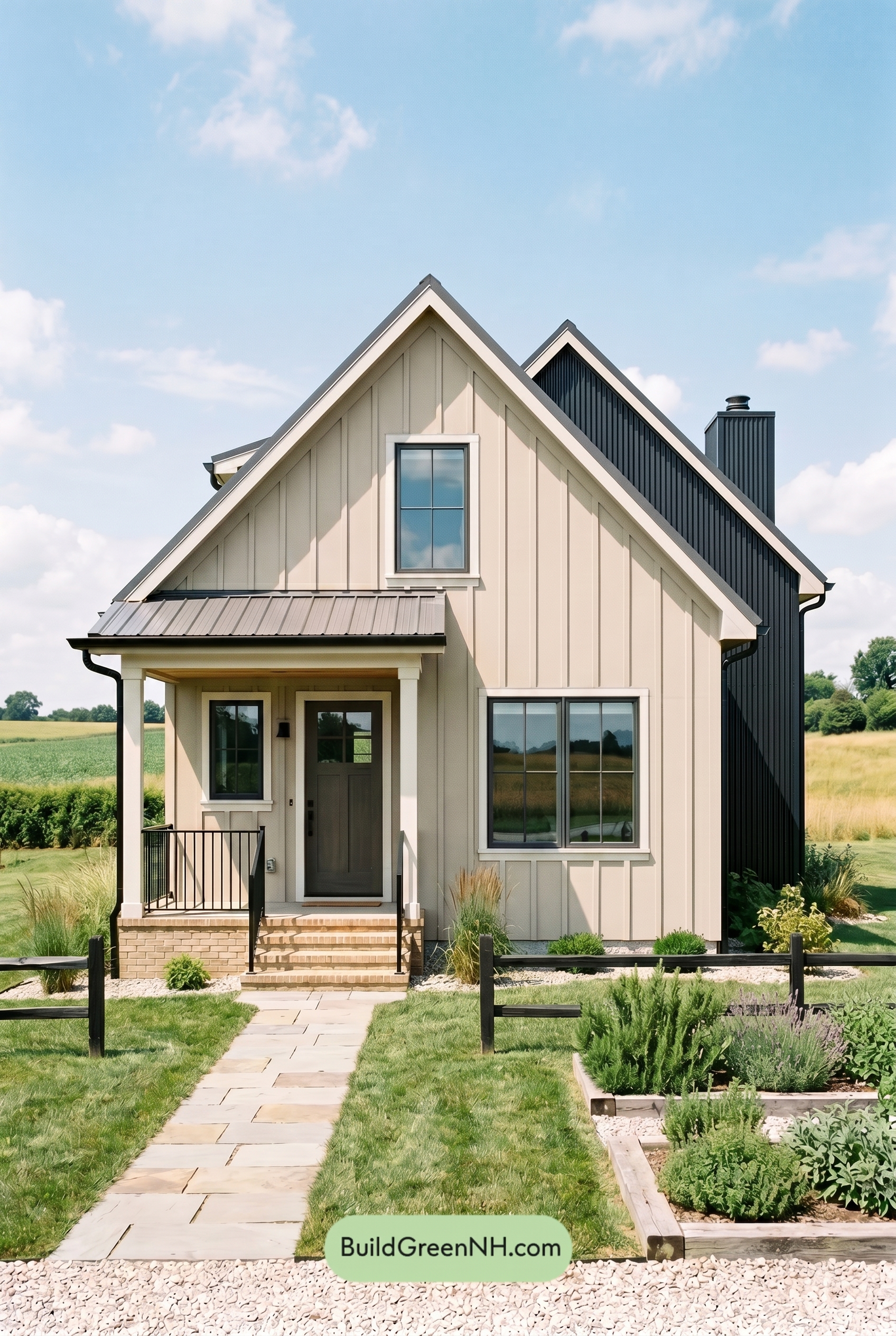 Neutral Small House Color Scheme: Sandstone Slate Poise