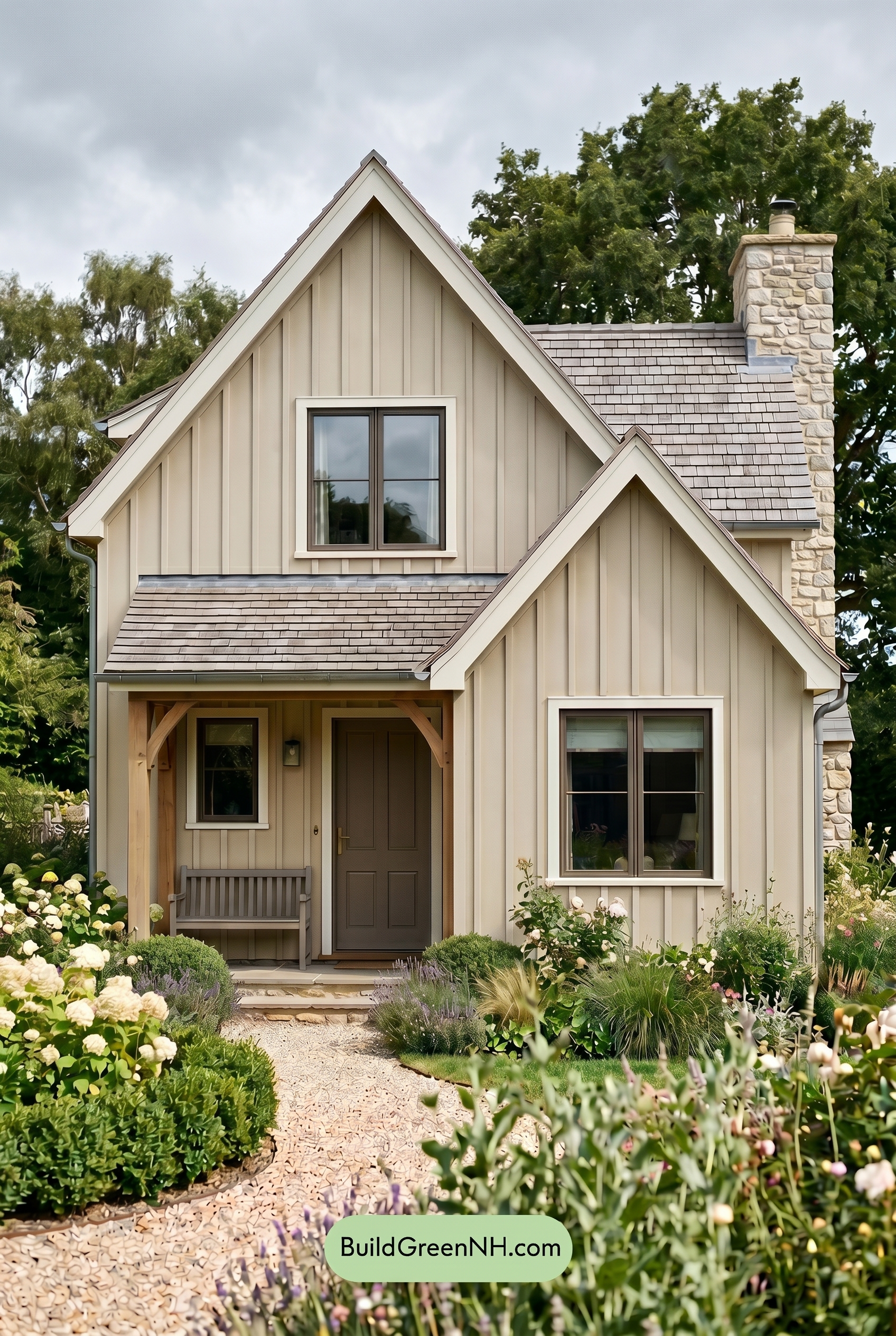 Neutral Small House Color Scheme: Soft Beige Retreat - Overcast