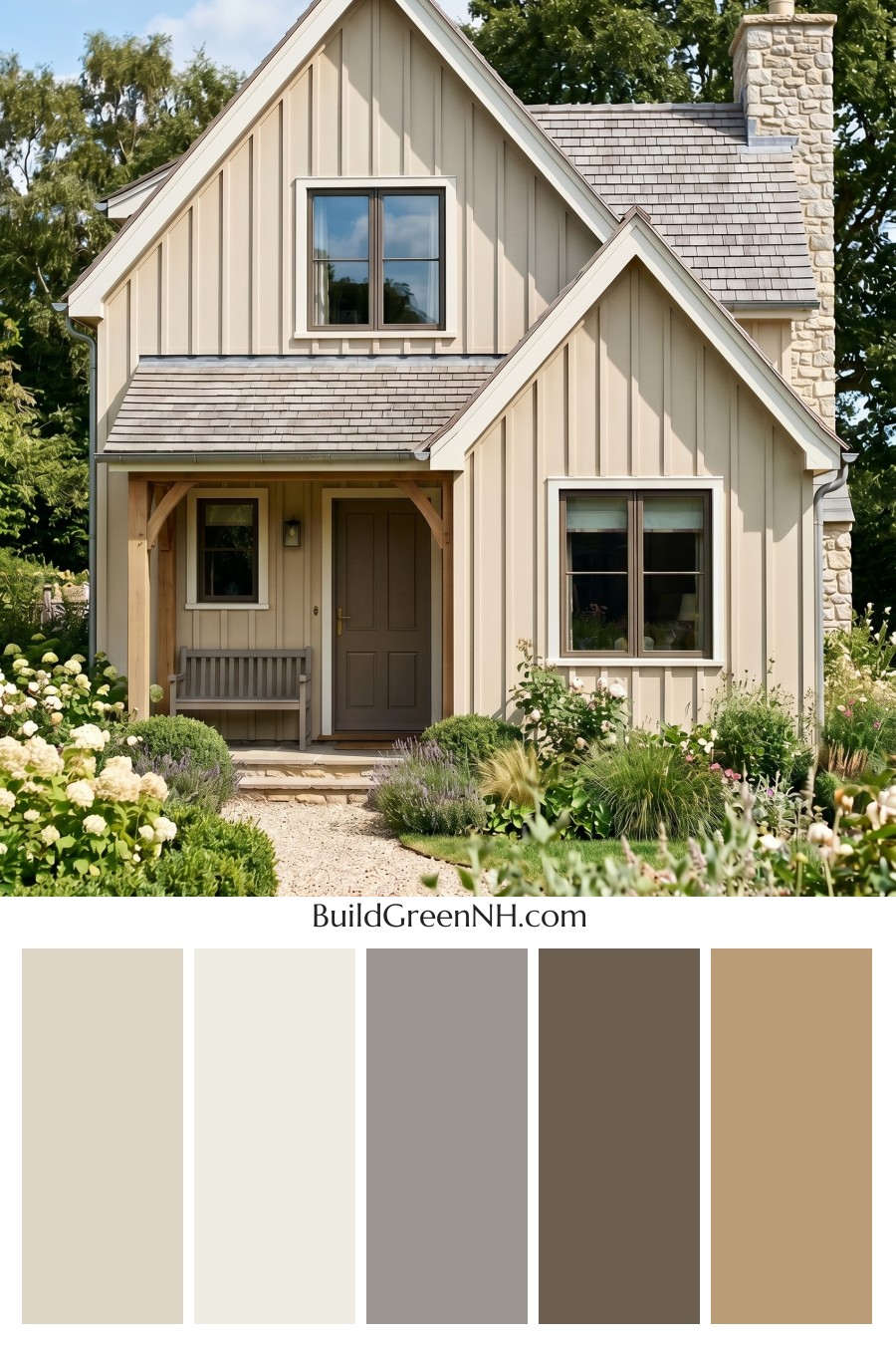 Neutral Small House Color Scheme: Soft Beige Retreat