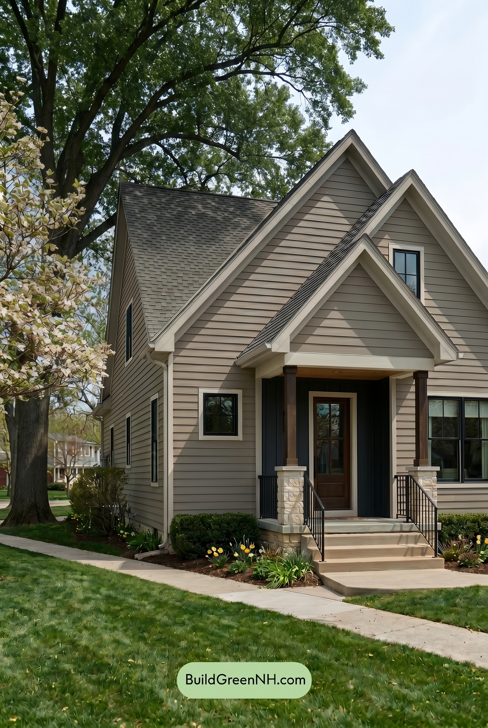 Neutral Small House Color Scheme: Taupe Charcoal Ease - Shade