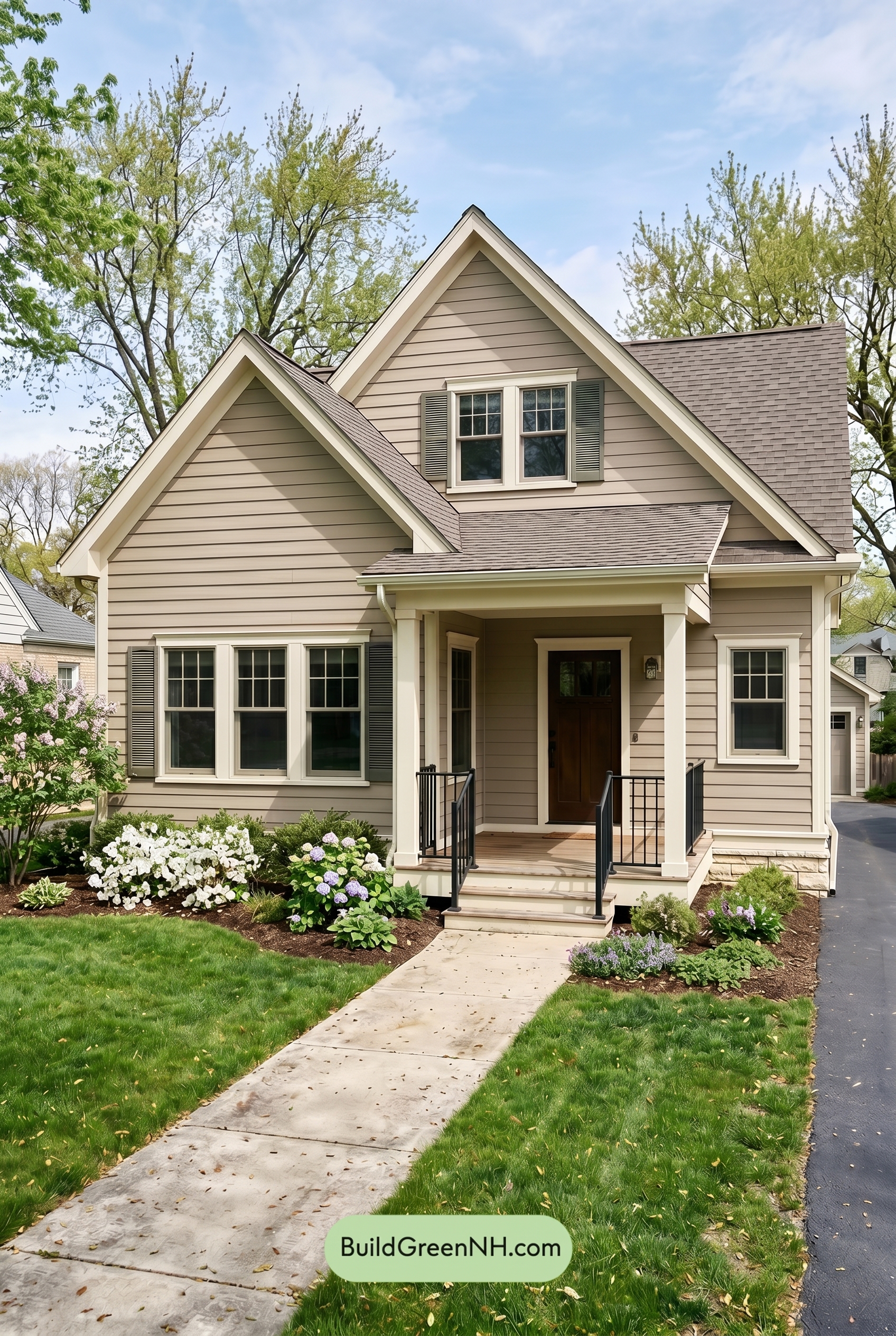 Neutral Small House Color Scheme: Warm Taupe Calm
