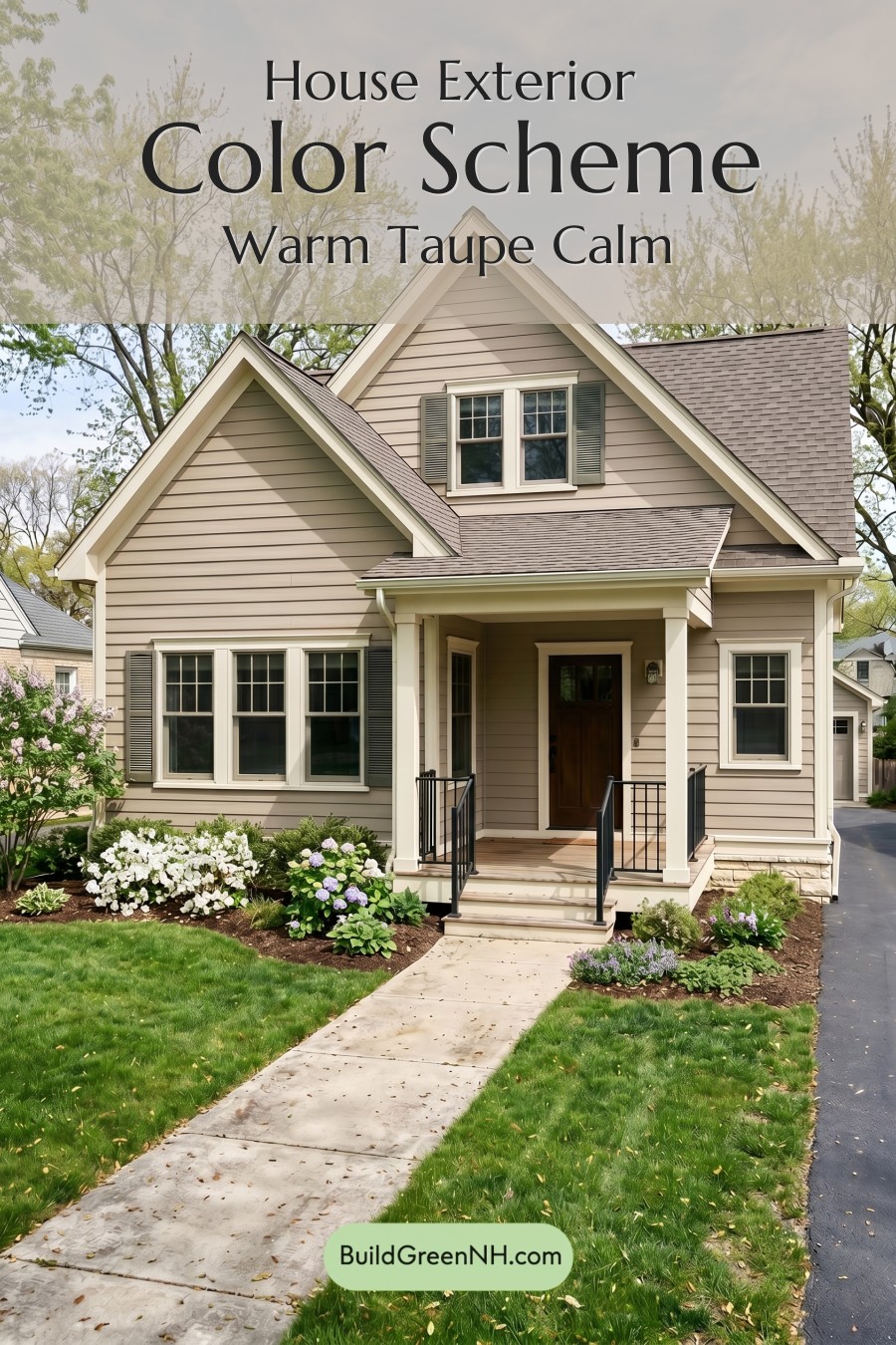 Neutral Small House Color Scheme: Warm Taupe Calm