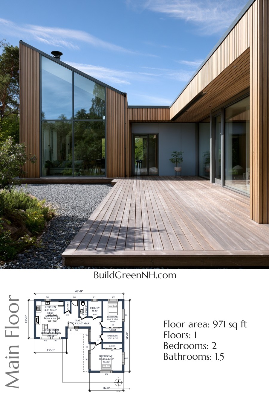 Nordic Double Volume Floor Plan