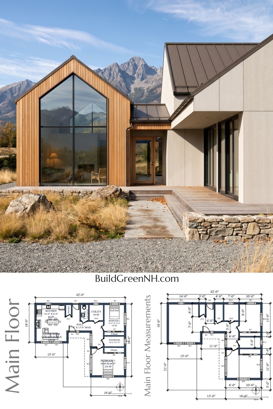 Granite Roofline Twins Floor Plan
