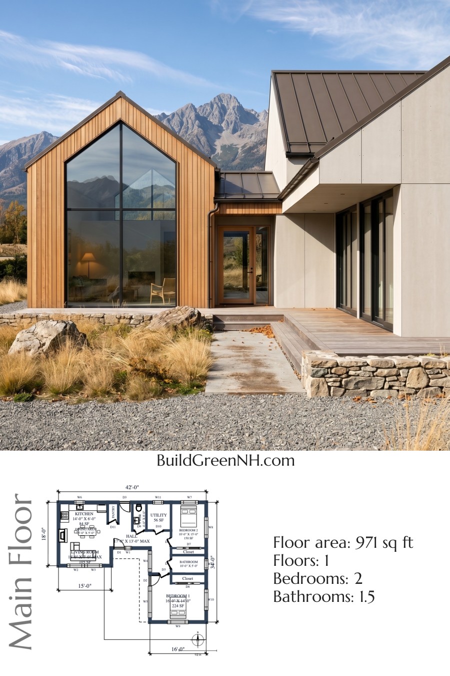 Granite Roofline Twins Floor Plan