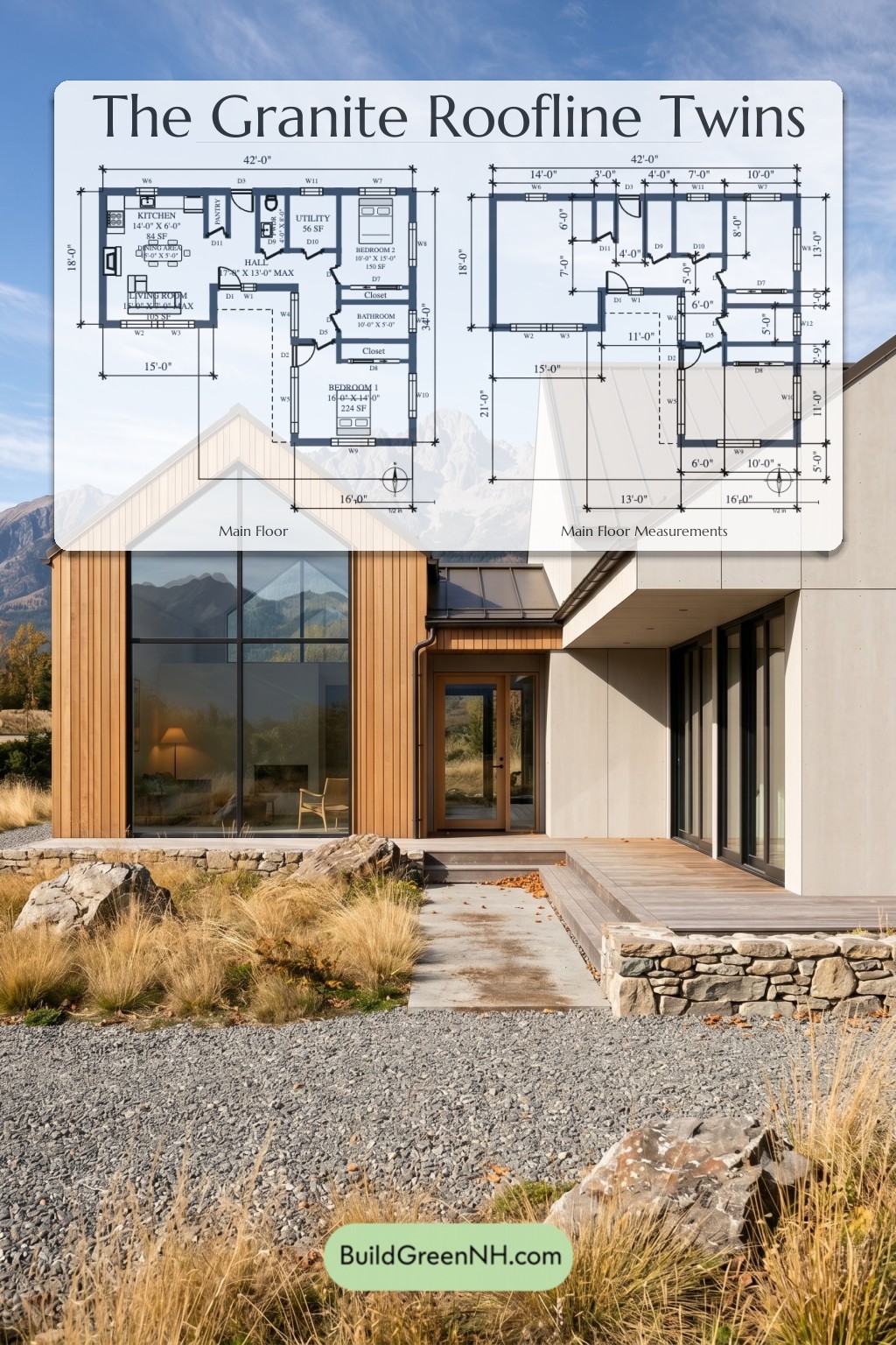 Granite Roofline Twins Floor Plan