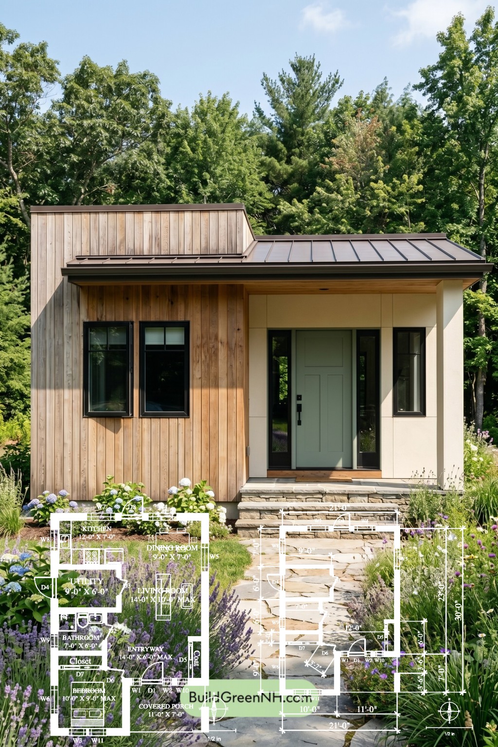 Cedar Cottage Rectangle Floor Plan