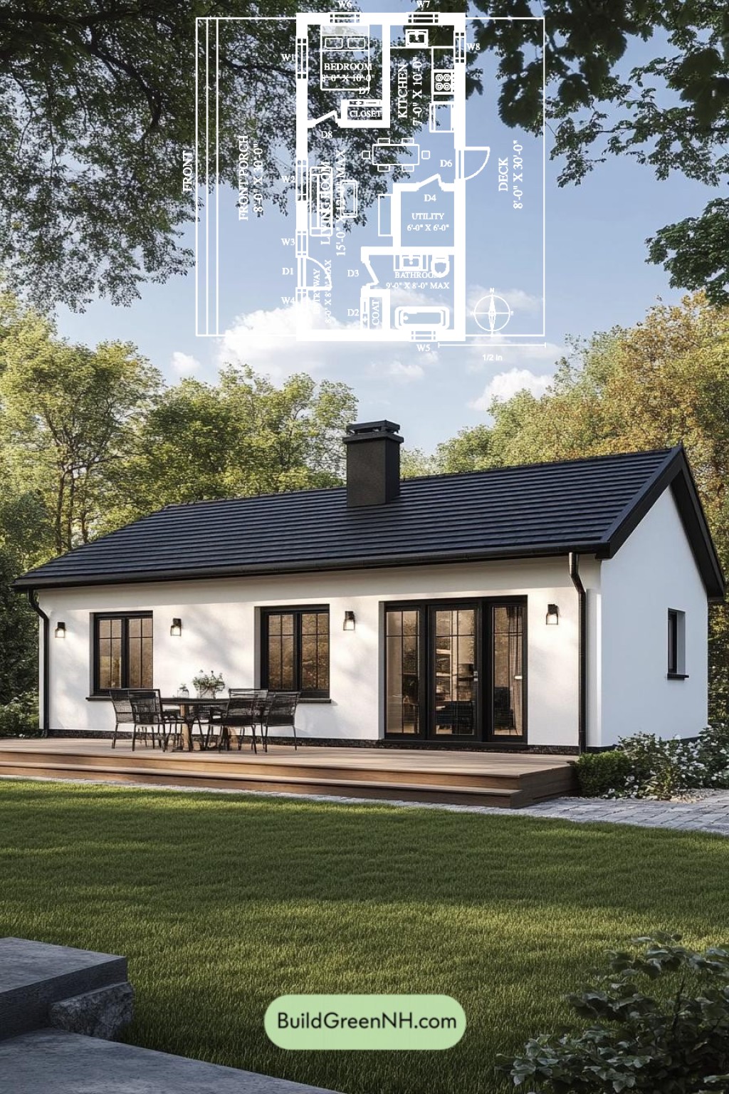The Modern Meadow House Floor Plan
