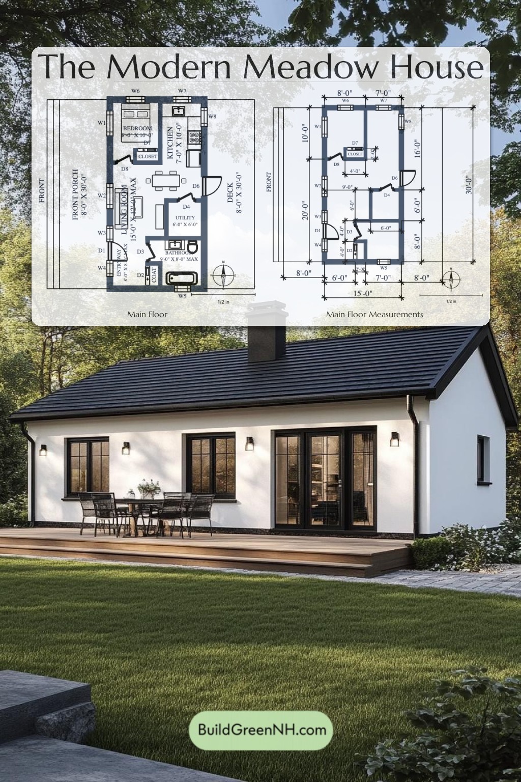 The Modern Meadow House Floor Plan
