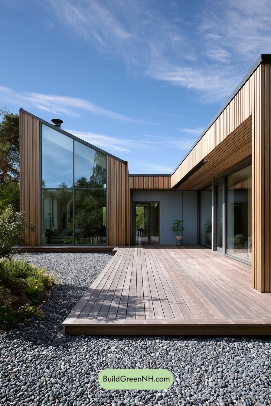 Single Floor, 2 Bed, 1.5 Bath, 971 sq. ft. Nordic Modern House Floor Plans: Nordic Double Volume