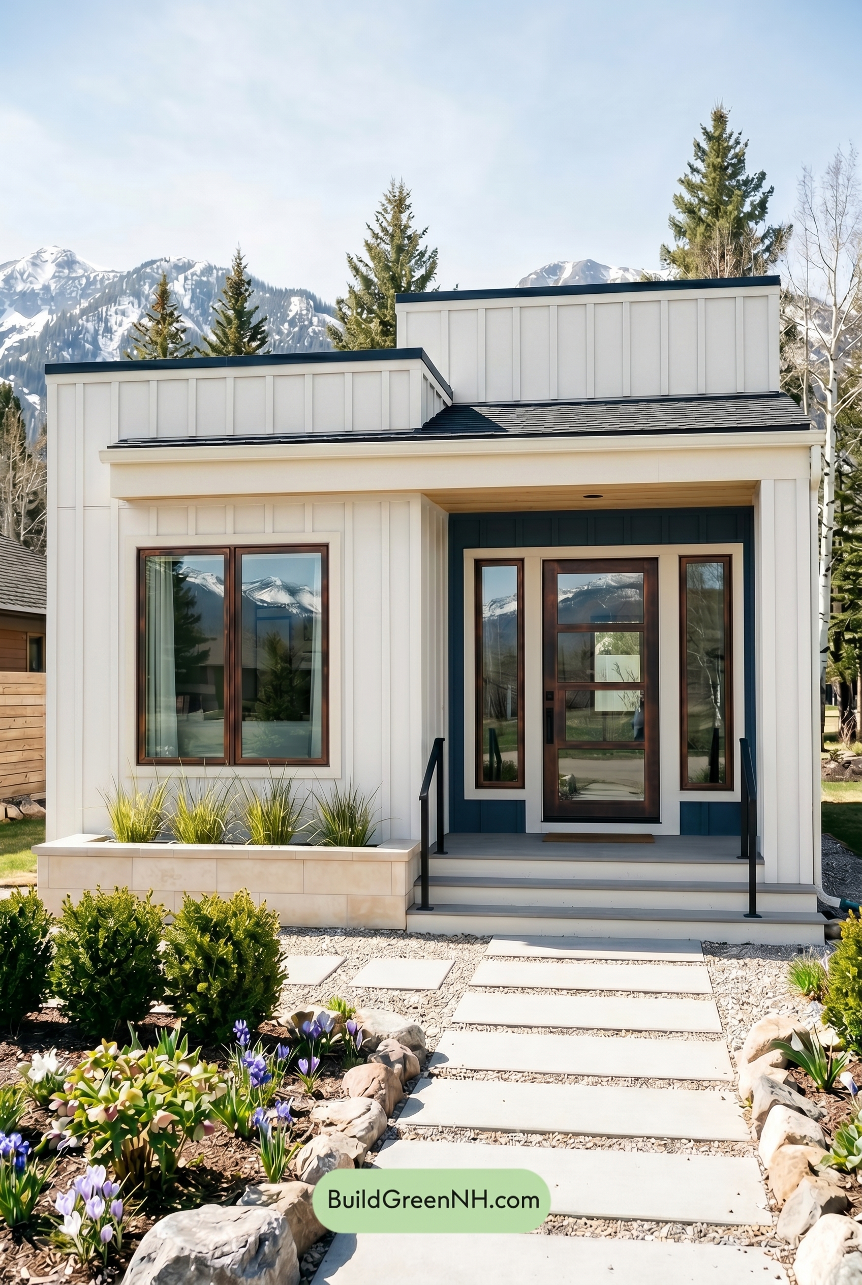 Small Modern Light Grey Exterior Color Scheme: Pale Grey Ridge