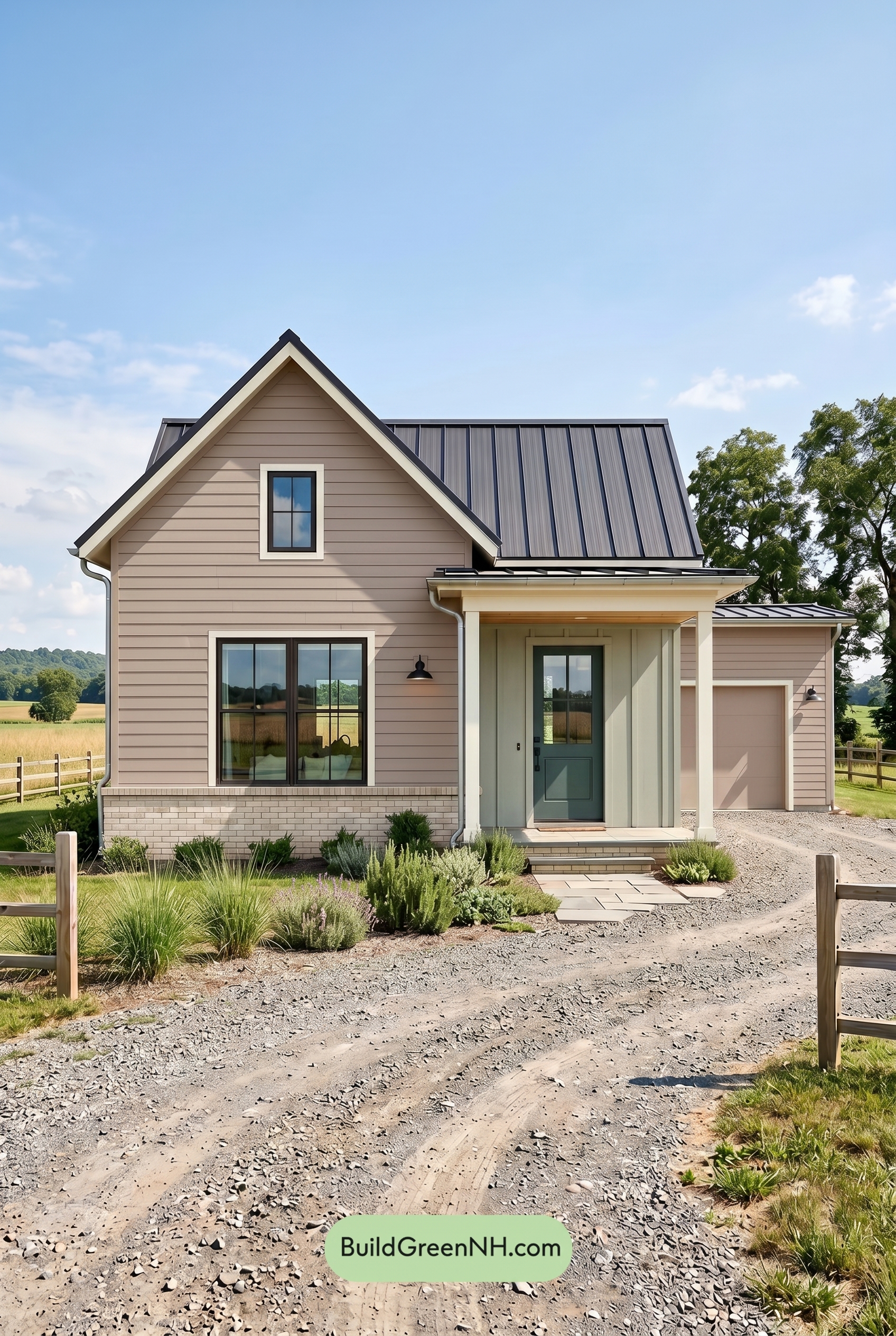 Taupe House Exterior Color Scheme: Clay Taupe Retreat