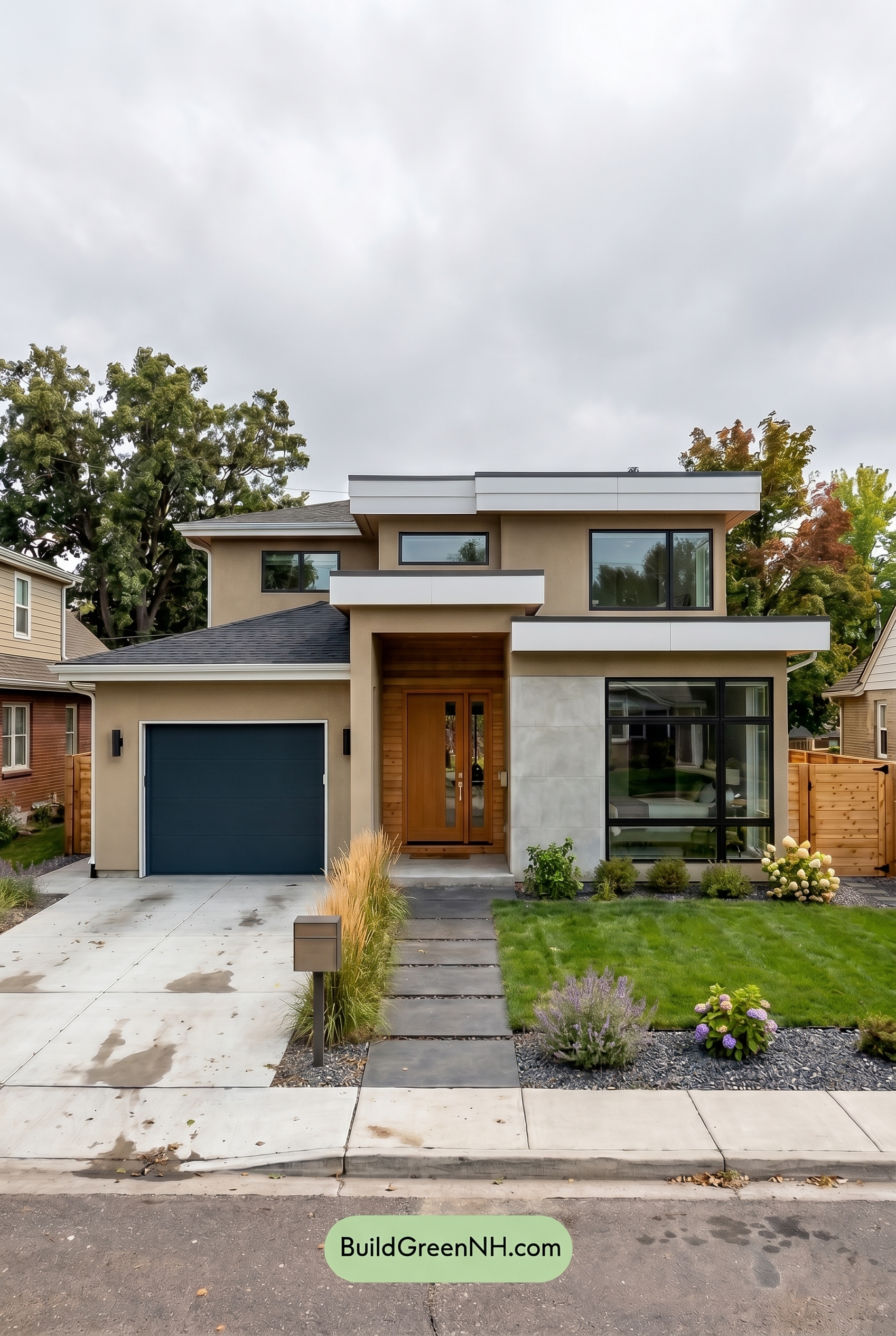 Taupe House Exterior Color Scheme: Sandy Taupe Edge - Overcast