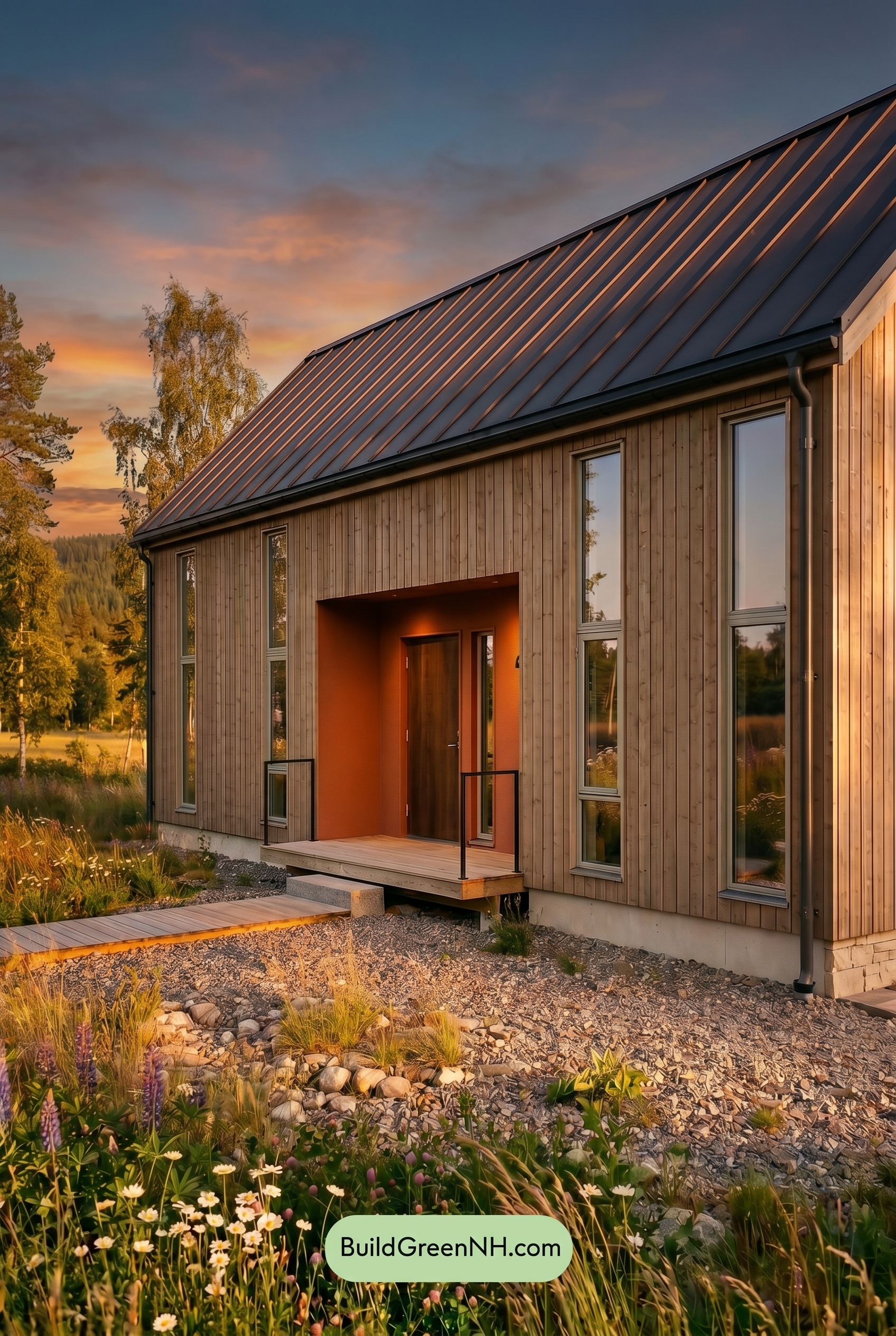 Taupe House Exterior Color Scheme: Soft Taupe Fields - Golden Hour