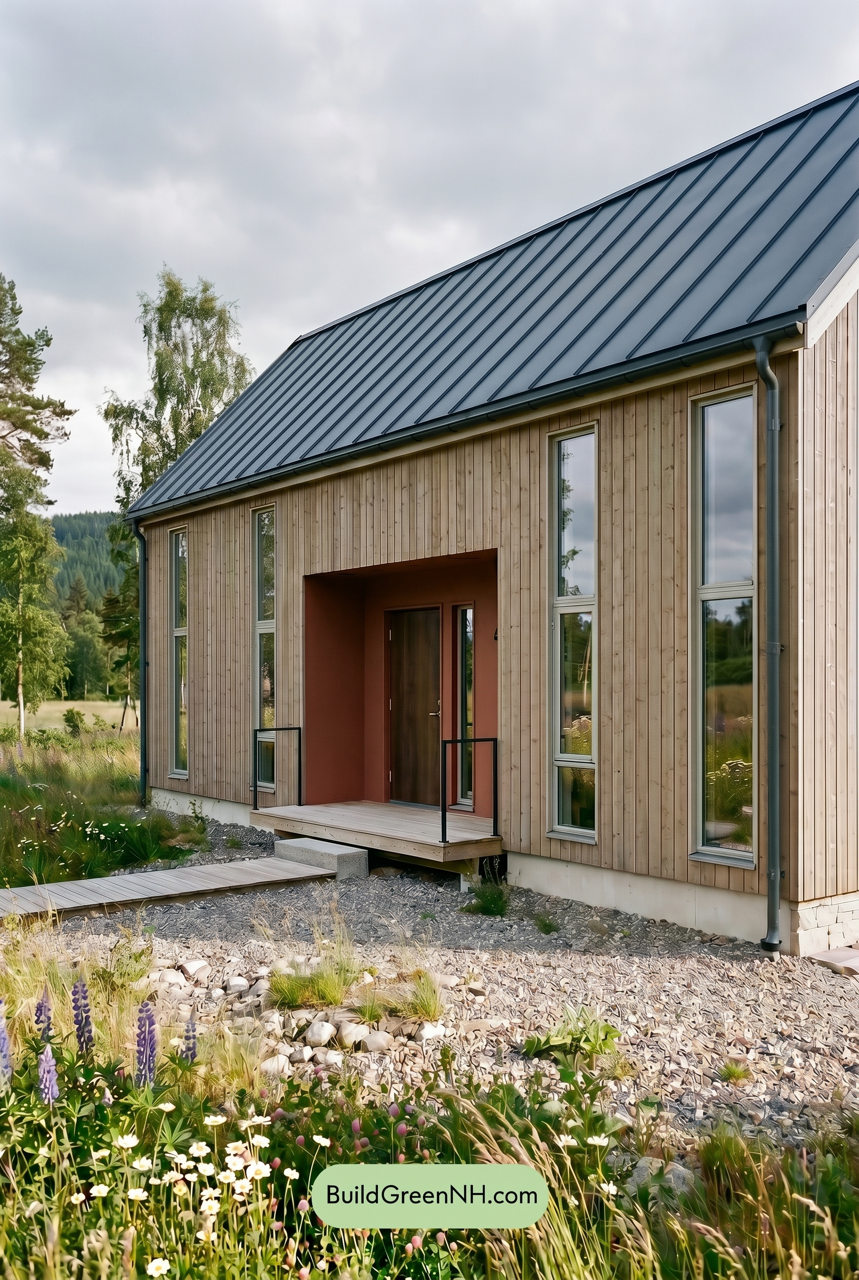 Taupe House Exterior Color Scheme: Soft Taupe Fields - Overcast
