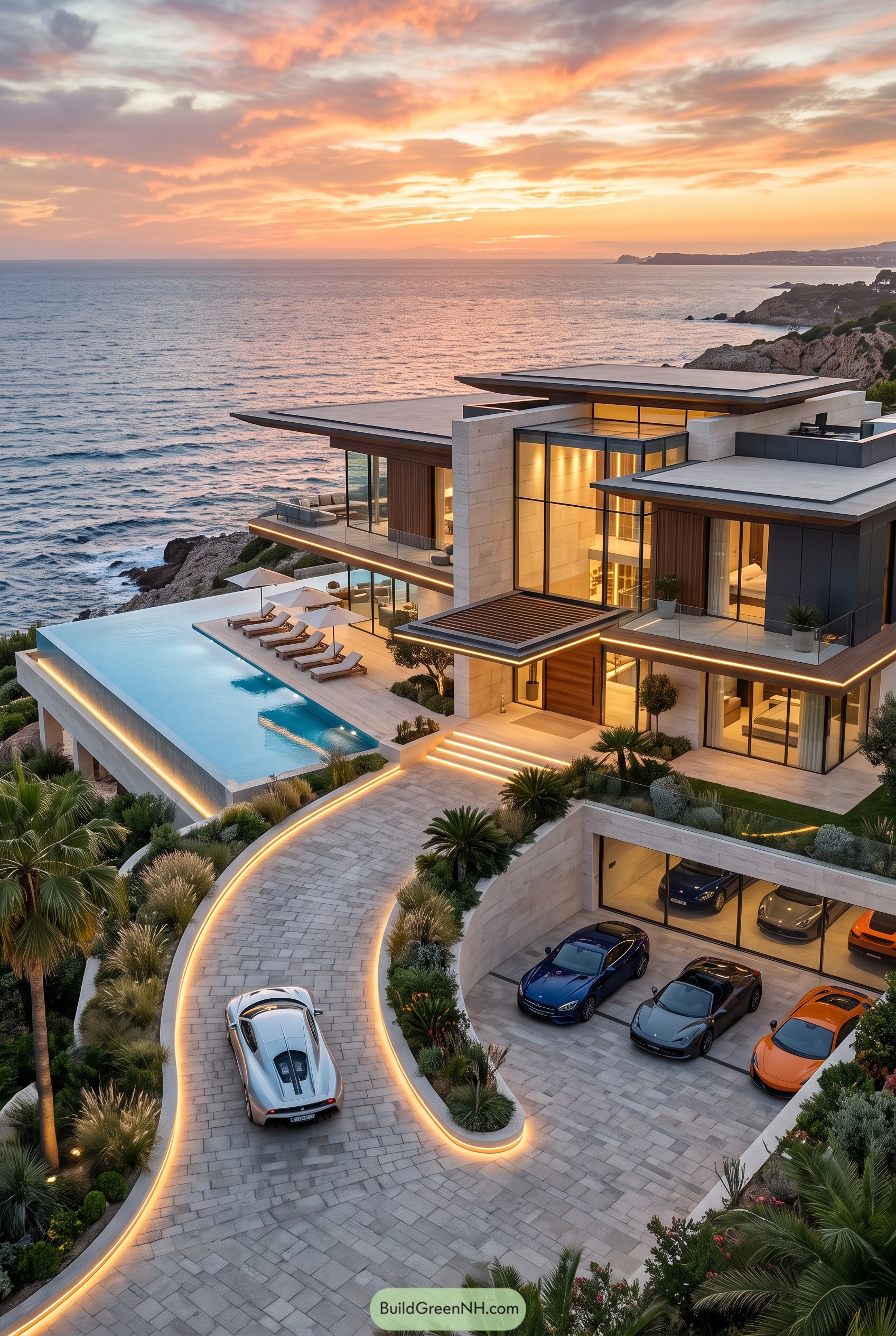 Oceanfront luxury villa with infinity pool