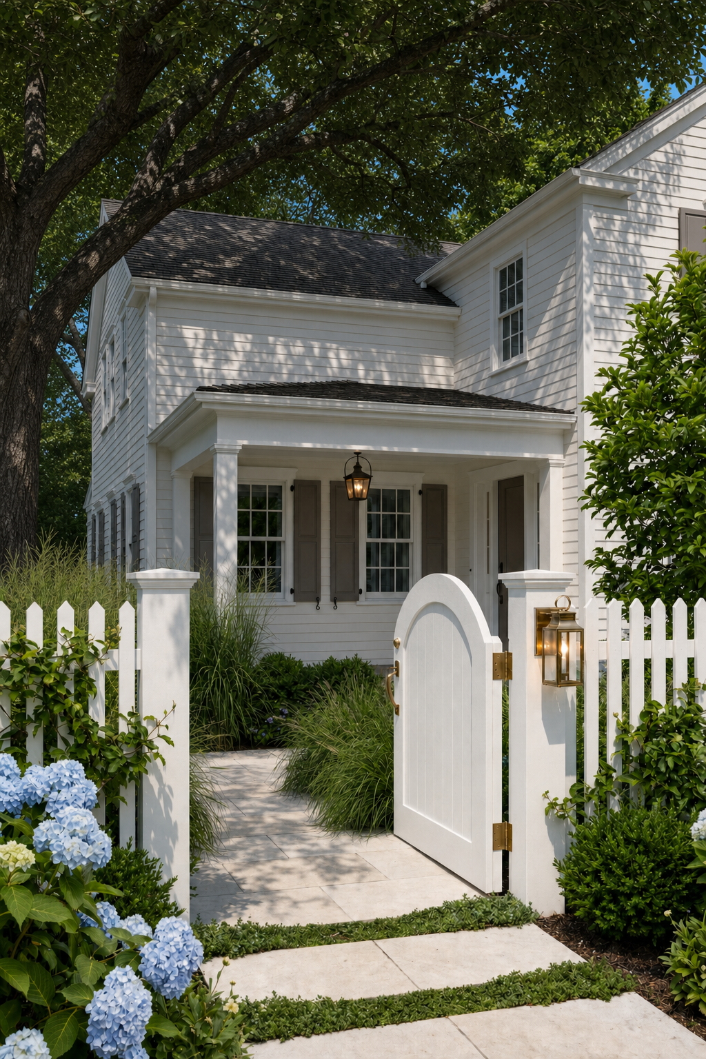 Classic Coastal White Exterior Color Scheme: Classic Coastal White - Shade