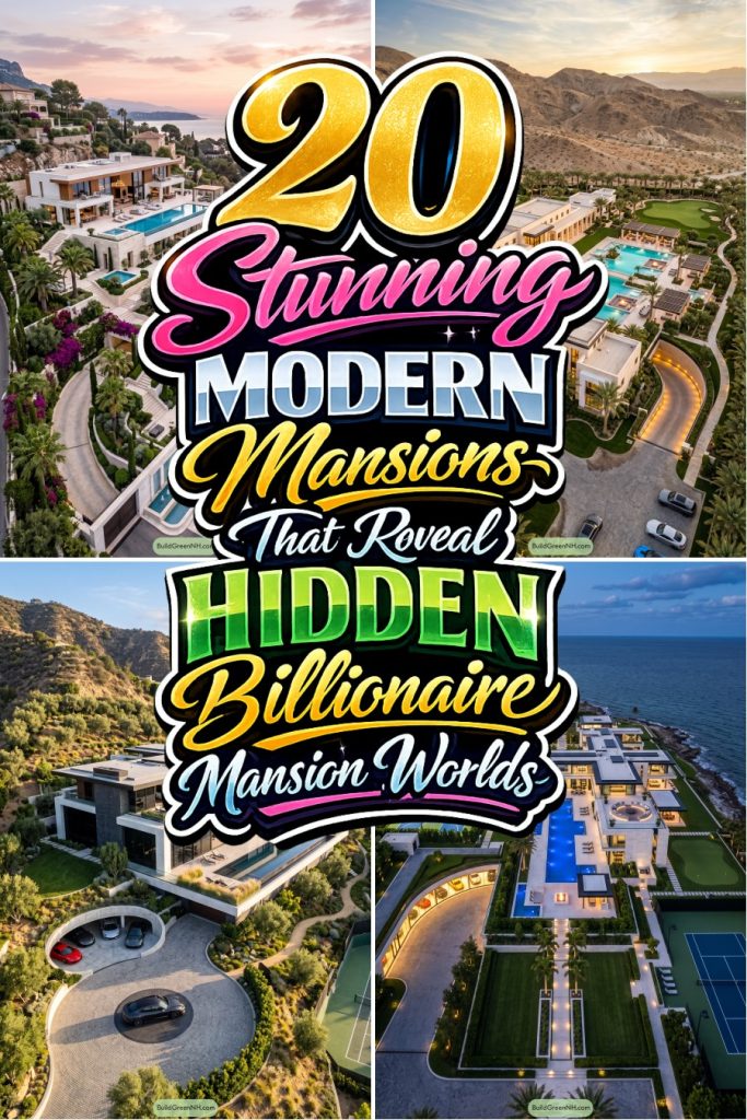 20 Stunning Modern Mansions That Reveal Hidden Billionaire Mansion Worlds