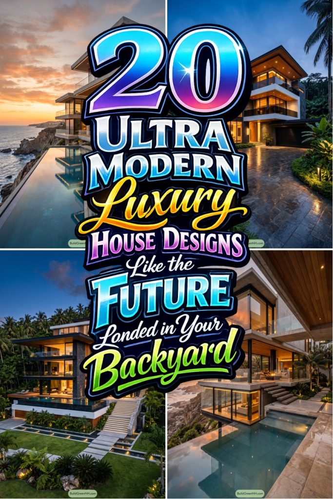 20 Ultra Modern Luxury House Designs Like the Future Landed in Your Backyard