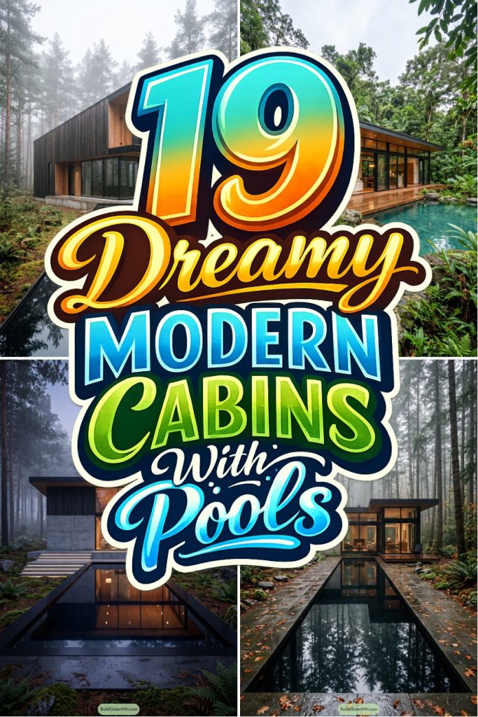 19 Dreamy Modern Cabins With Pools