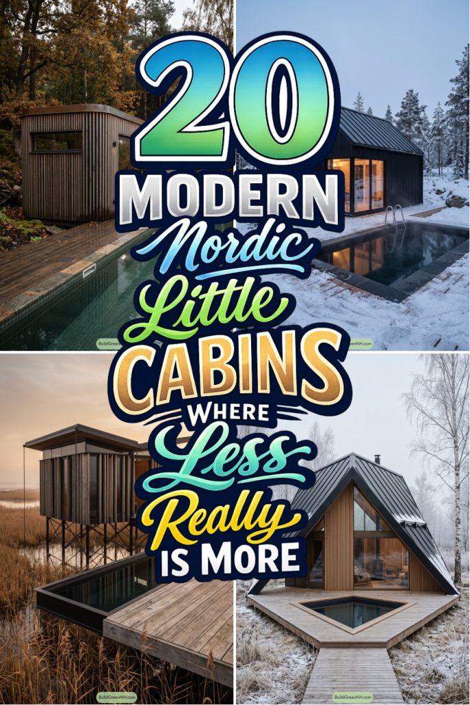 20 Modern Nordic Little Cabins Where Less Really Is More