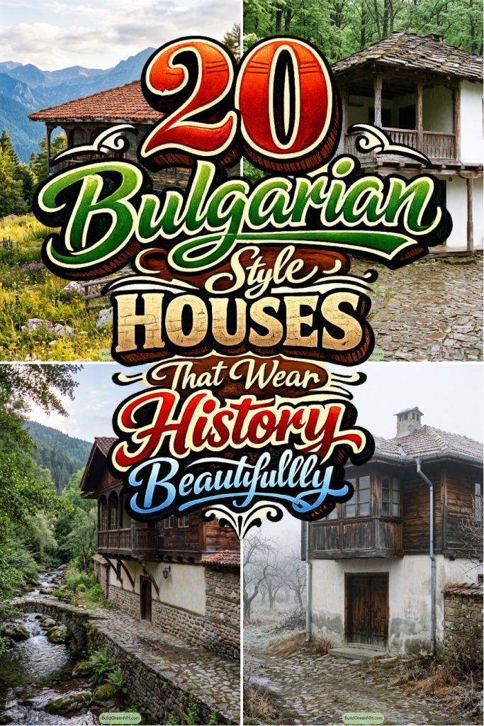 20 Bulgarian Style Houses That Wear History Beautifully