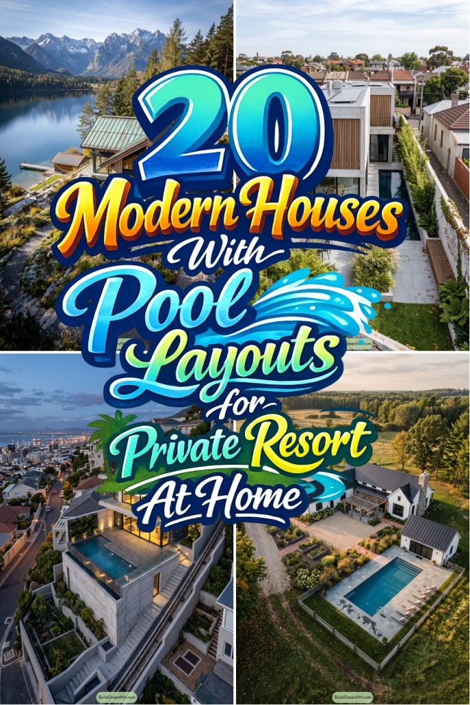 20 Modern Houses With Pool Layouts for Private Resort At Home