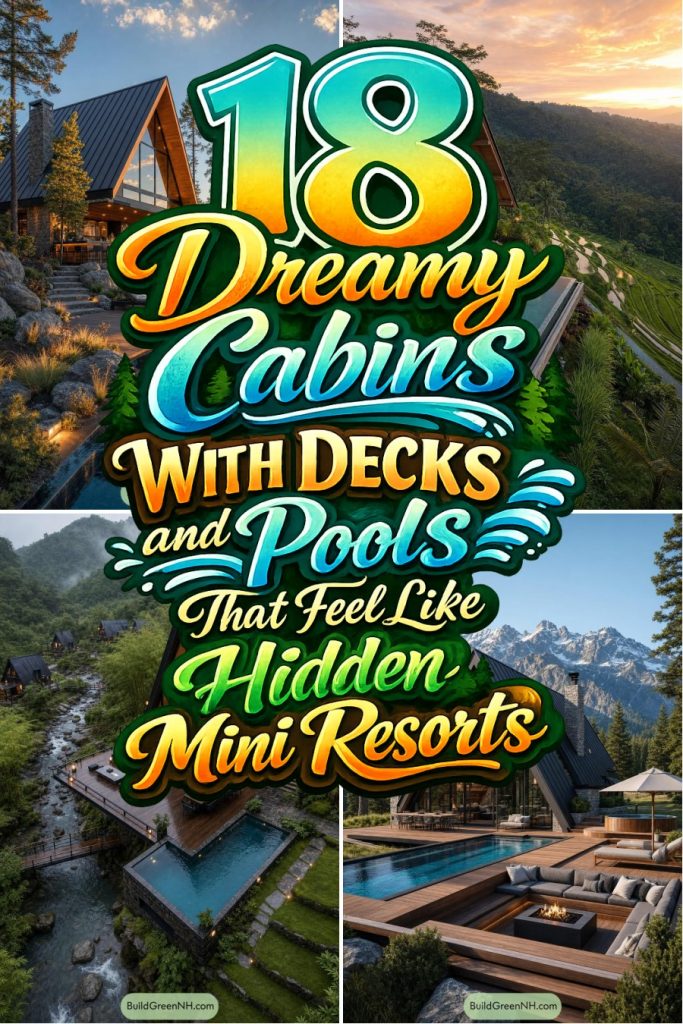 18 Dreamy Cabins With Decks and Pools That Feel Like Hidden Mini Resorts