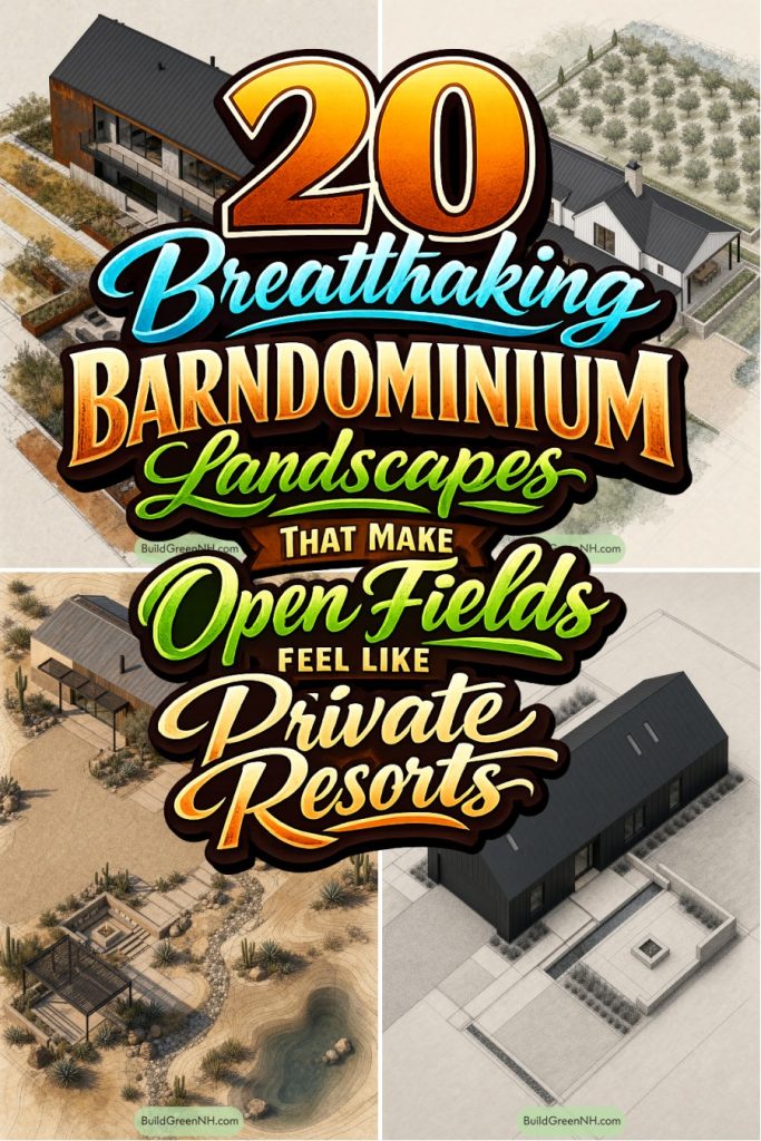 20 Breathtaking Barndominium Landscapes That Make Open Fields Feel Like Private Resorts
