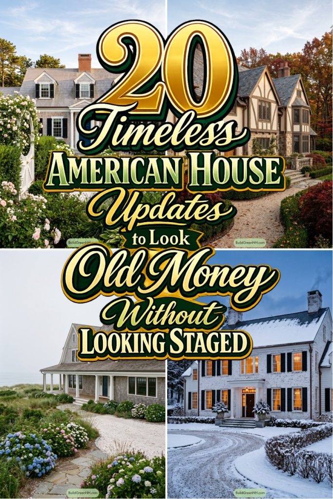 20 Timeless American House Updates to Look Old Money Without Looking Staged