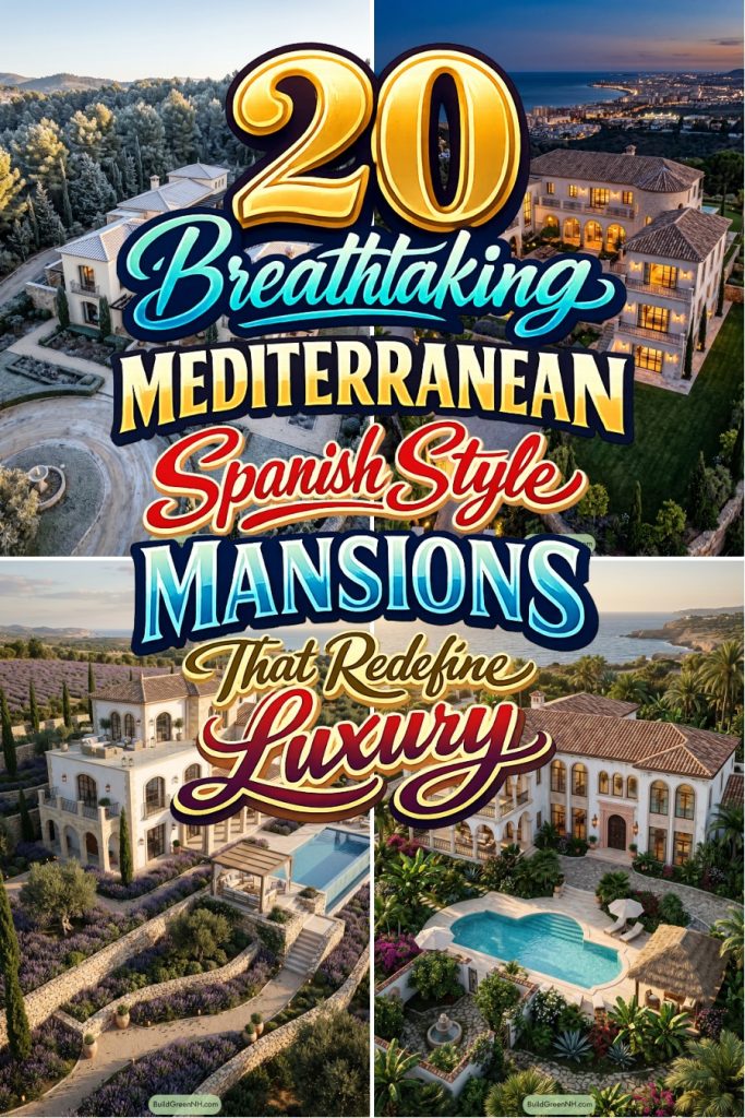 20 Breathtaking Mediterranean Spanish Style Mansions That Redefine Luxury