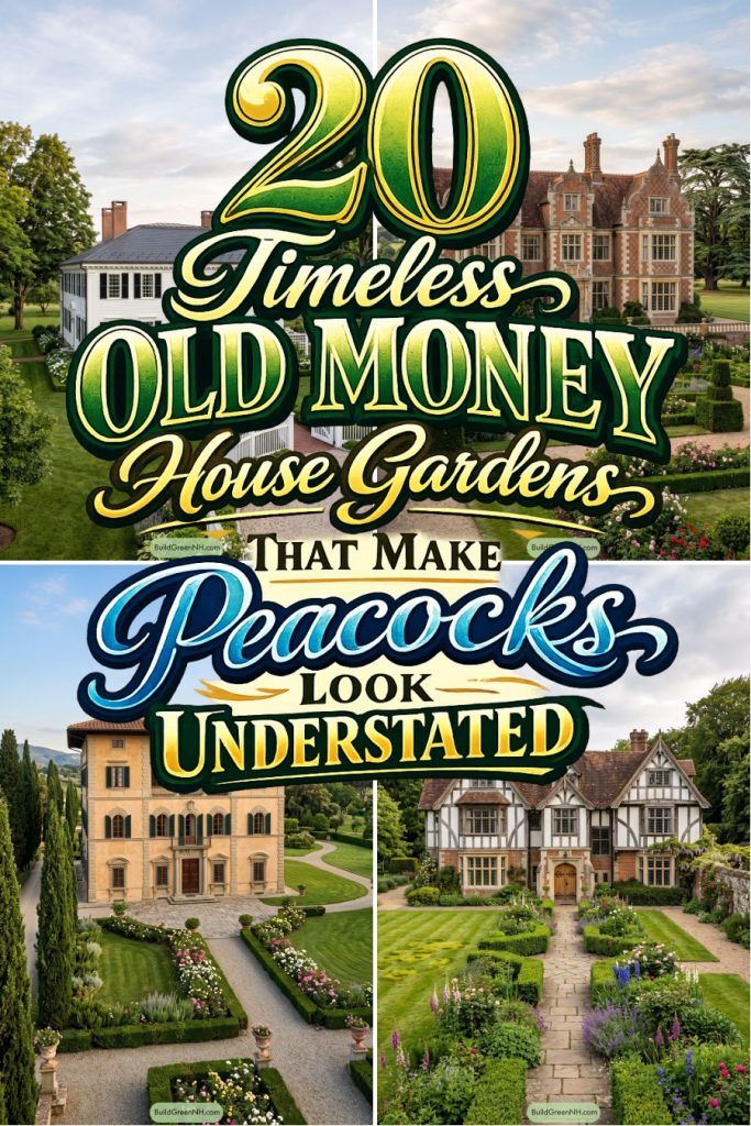 20 Timeless Old Money House Gardens That Make Peacocks Look Understated
