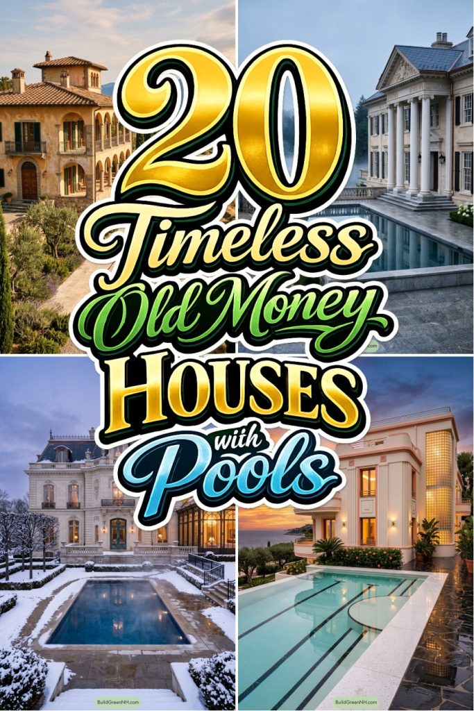 20 Timeless Old Money Houses with Pools
