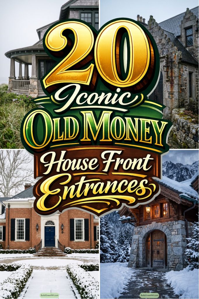 20 Iconic Old Money House Front Entrances
