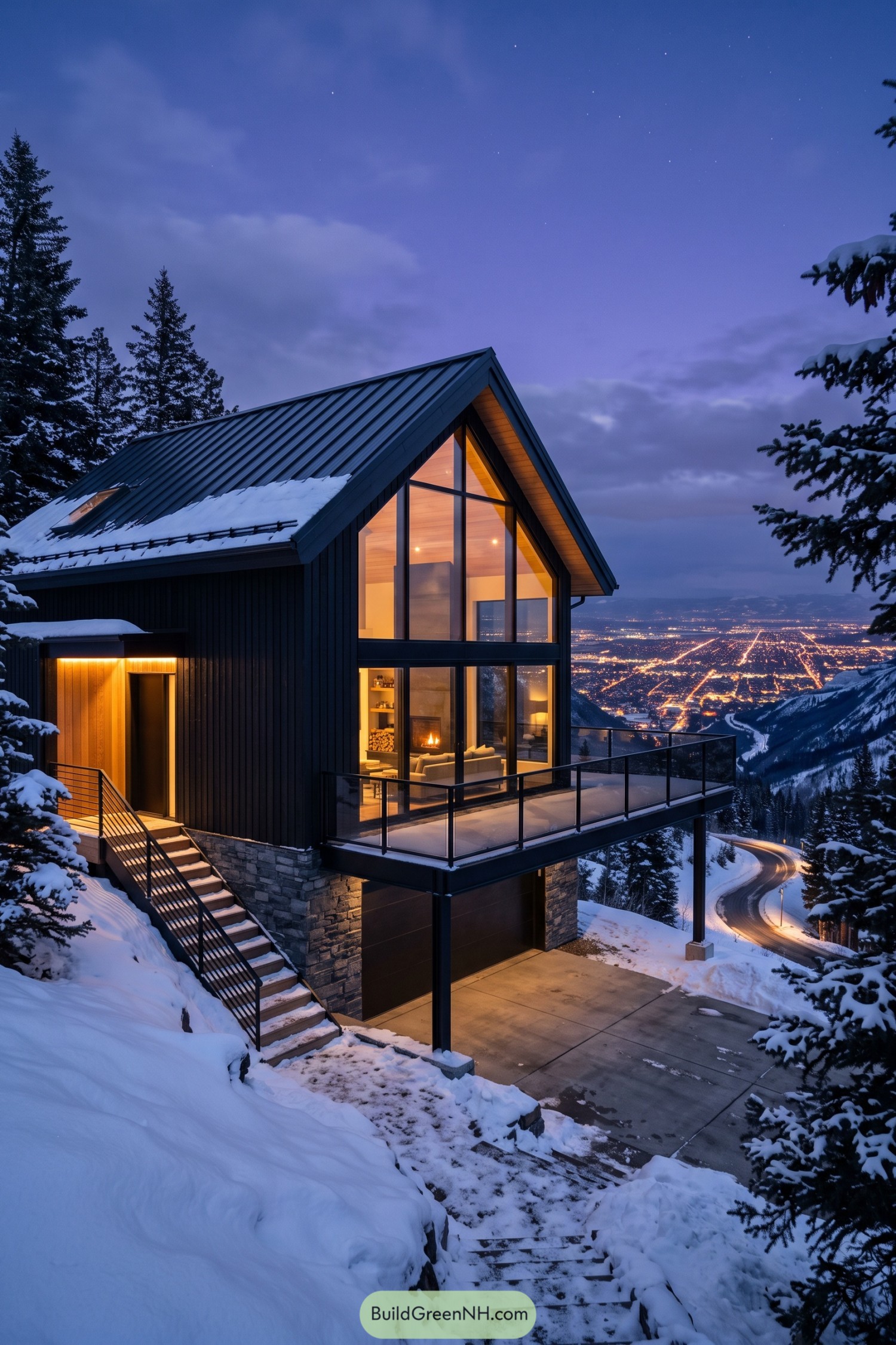 20 Breathtaking Chalets with Big Front Balconies Made for Midnight Stargazing