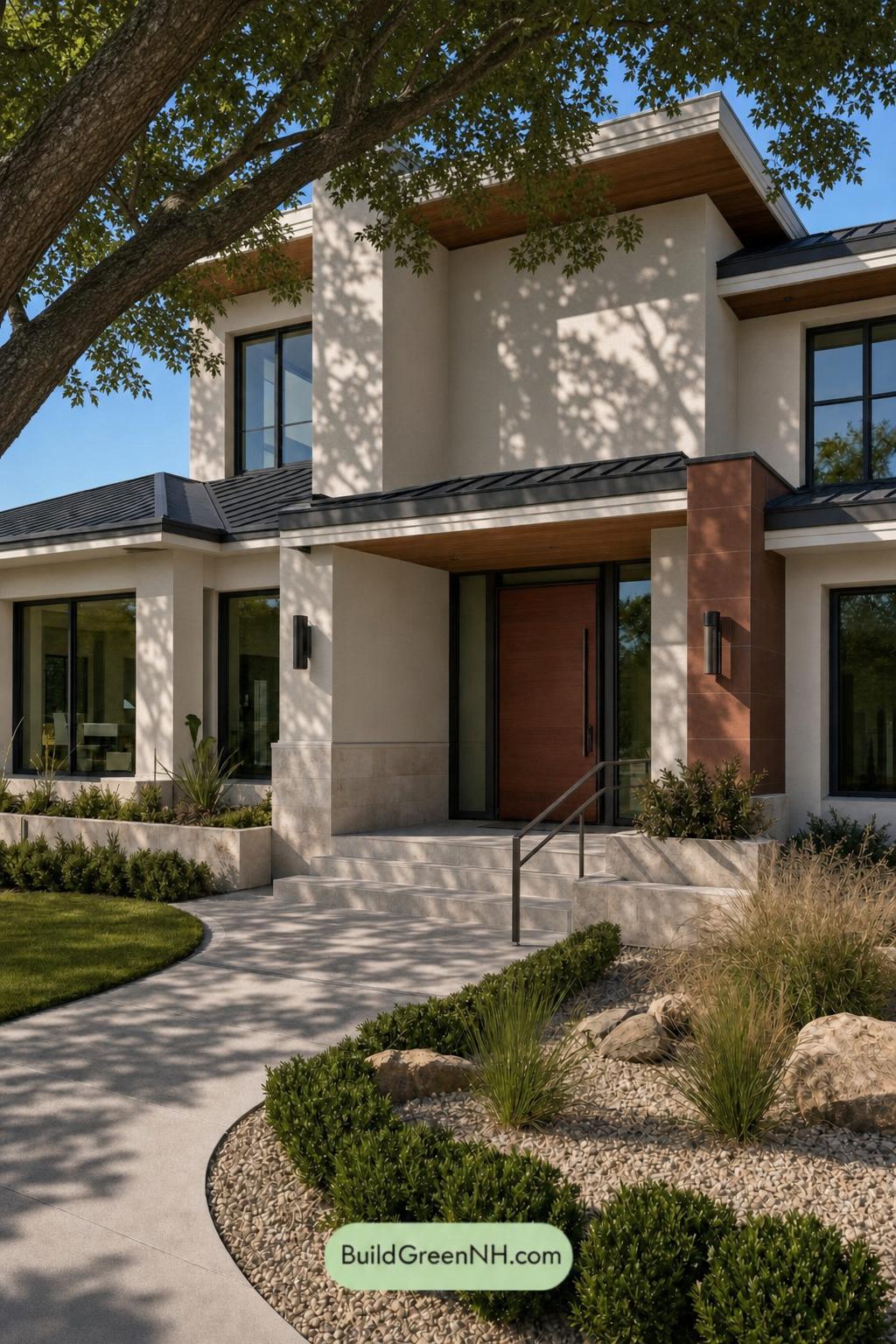 Cream Color House Exterior Paint Scheme: Citrine Passage - Shade