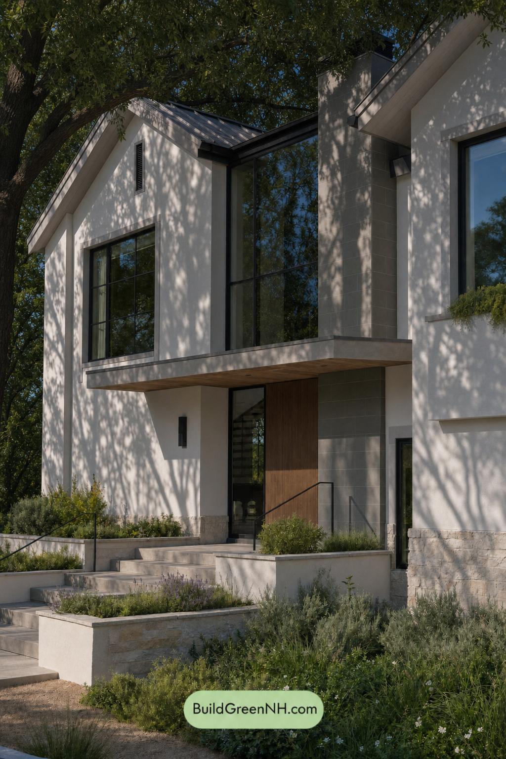Cream Color House Exterior Paint Scheme: Cream Mossline - Shade