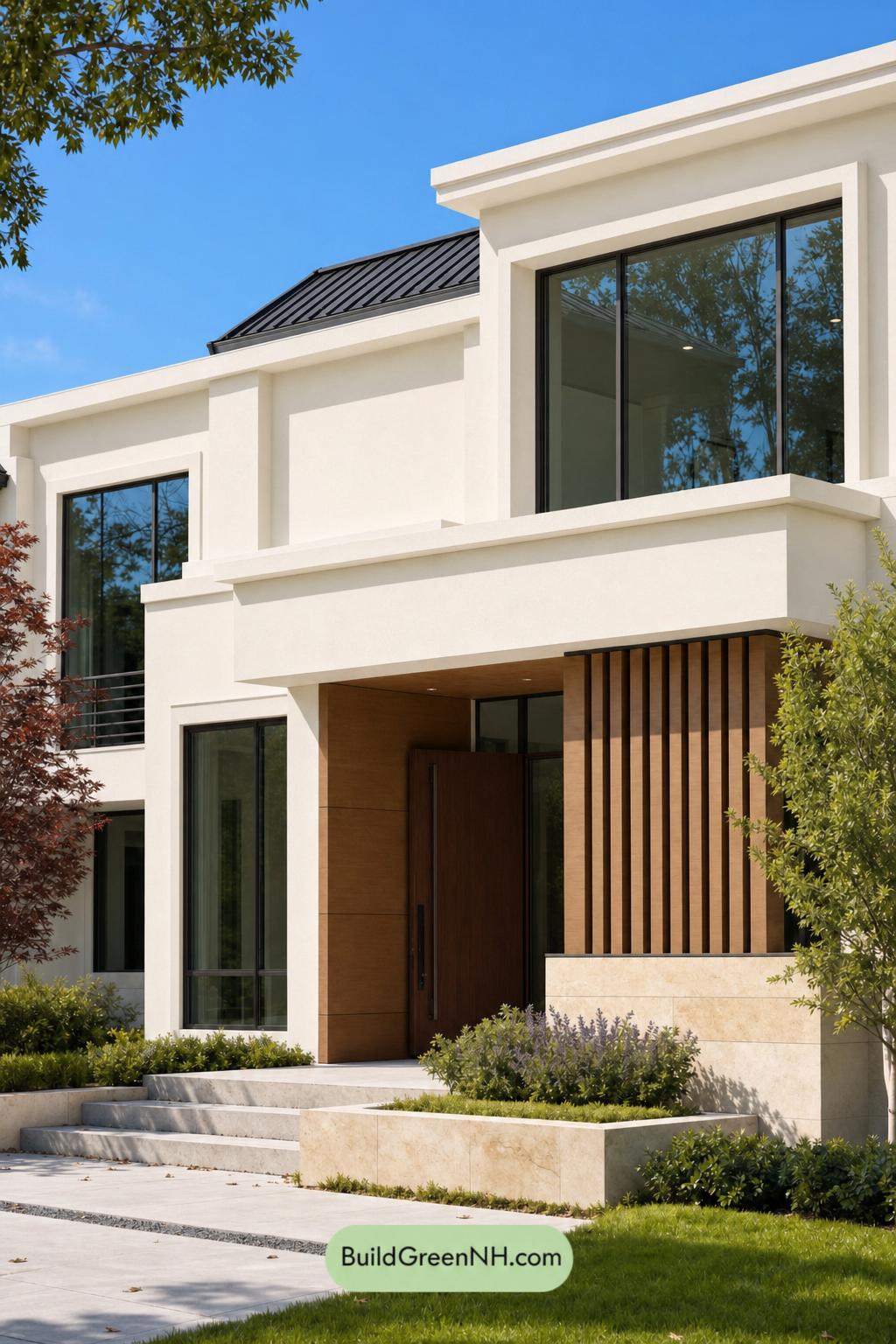 Cream Color House Exterior Paint Scheme: Ivory Ember