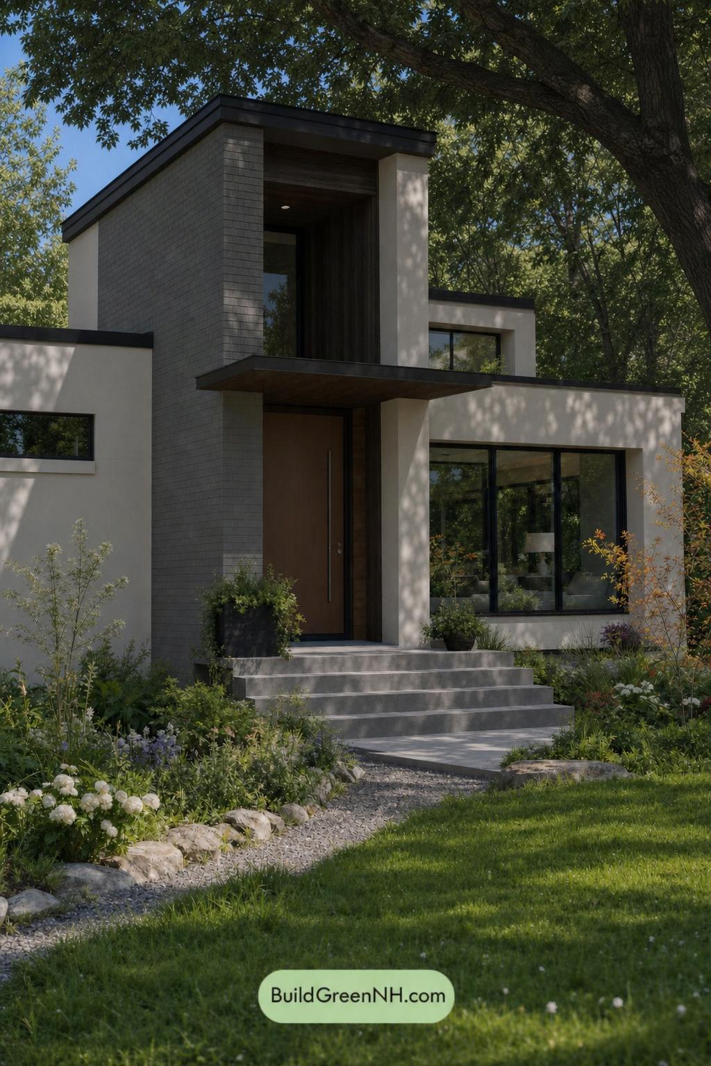 Cream Color House Exterior Paint Scheme: Rosewood Quiet - Shade