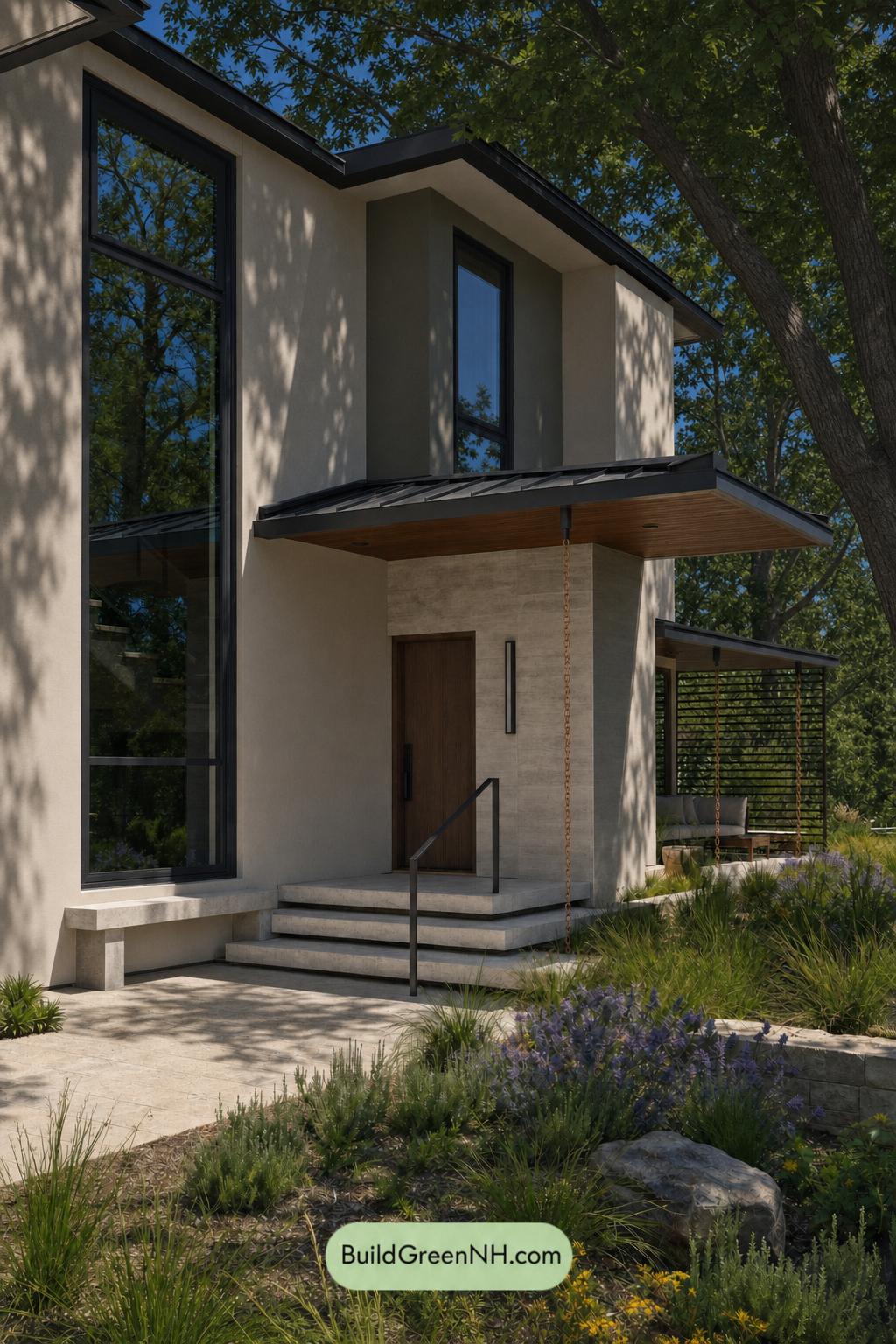 Cream Color House Exterior Paint Scheme: Sienna Shelter - Shade