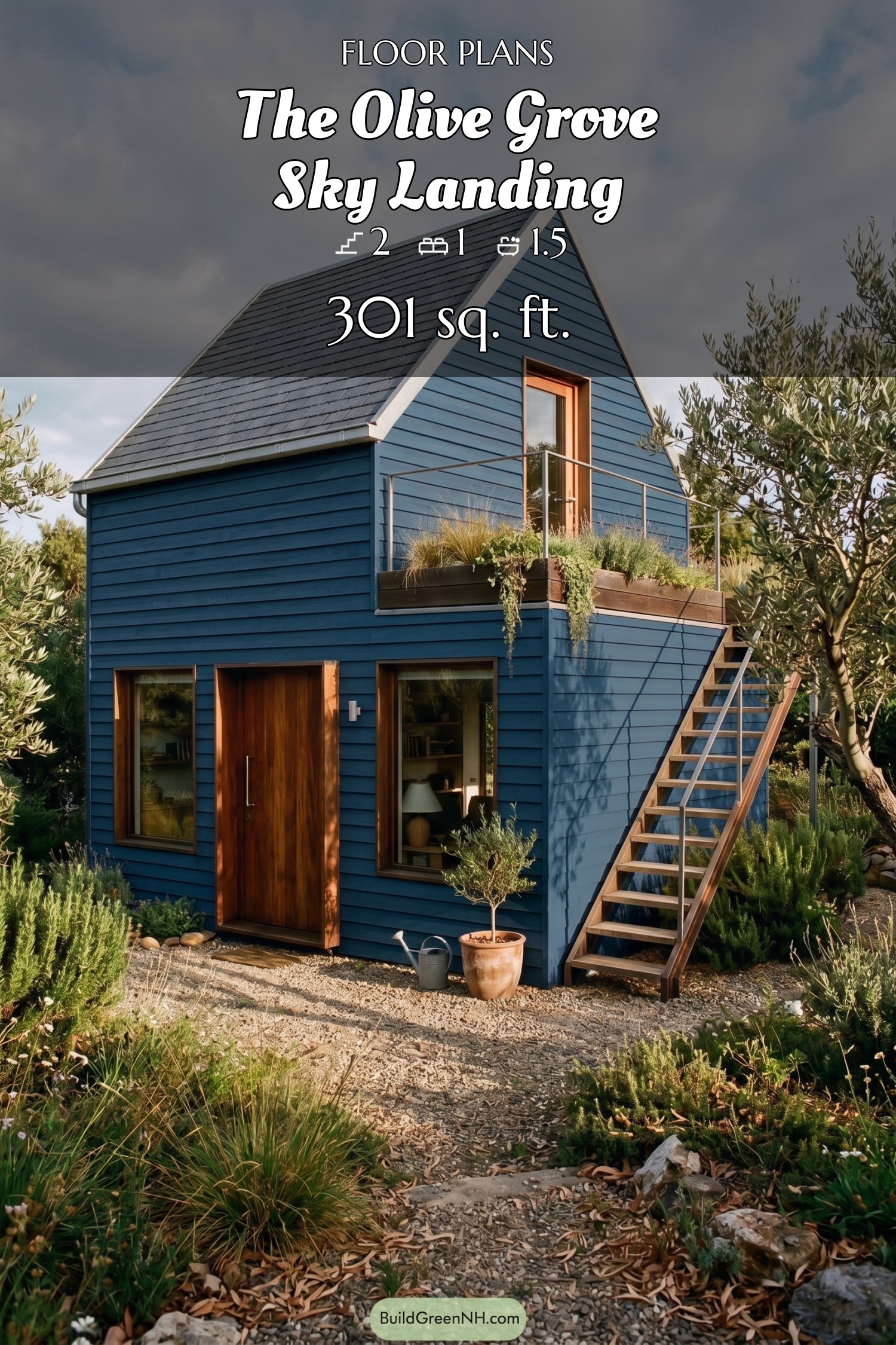 house siding deep blue cladding